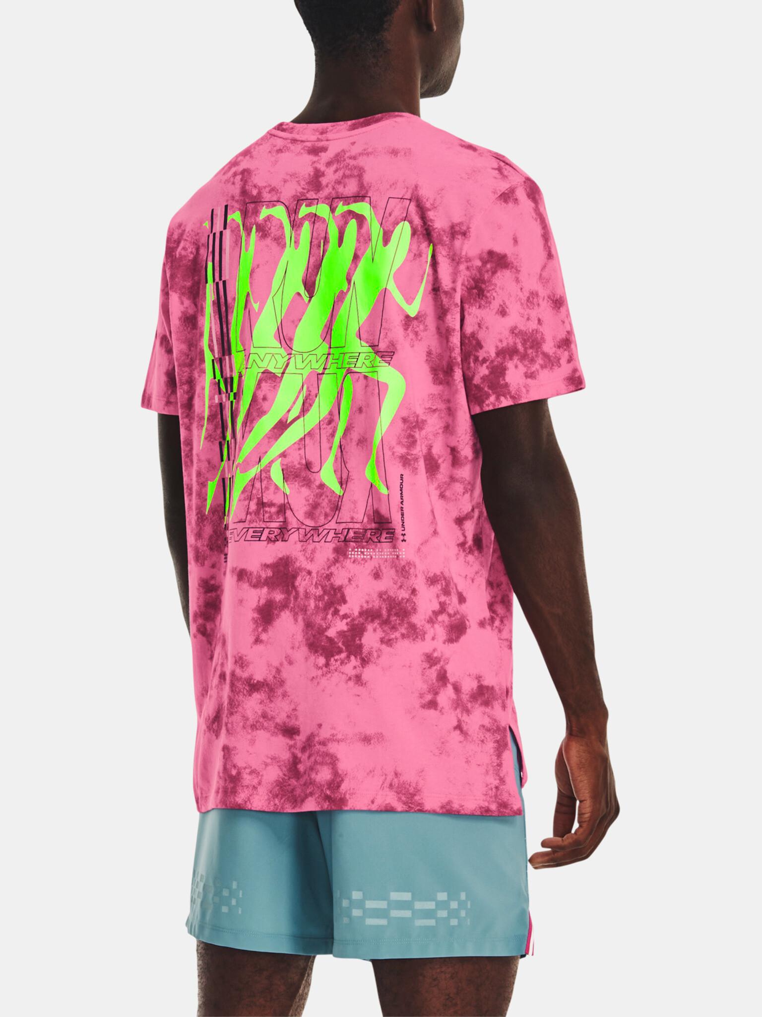 Under Armour UA Run Anywhere SS T-shirt Rozov - Pepit.bg