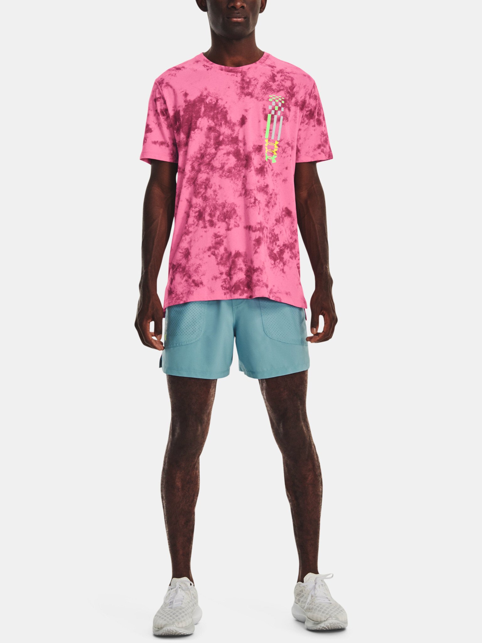 Under Armour UA Run Anywhere SS T-shirt Rozov - Pepit.bg