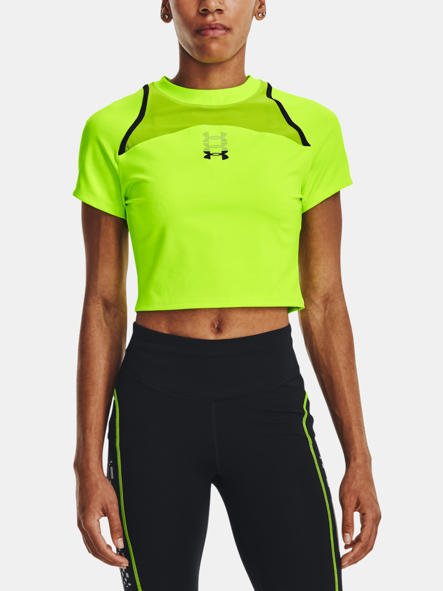 Under Armour UA Run Anywhere T-shirt Zelen - Pepit.bg