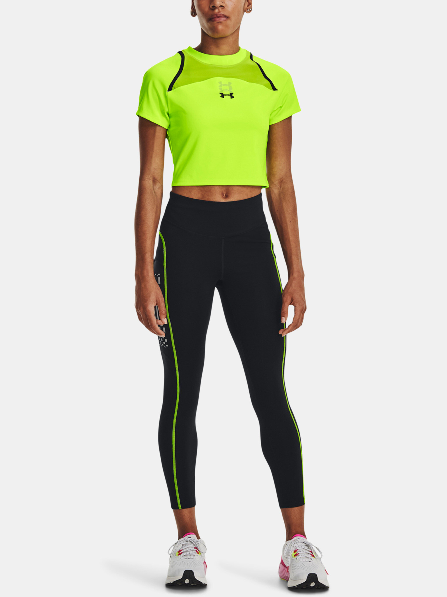 Under Armour UA Run Anywhere T-shirt Zelen - Pepit.bg