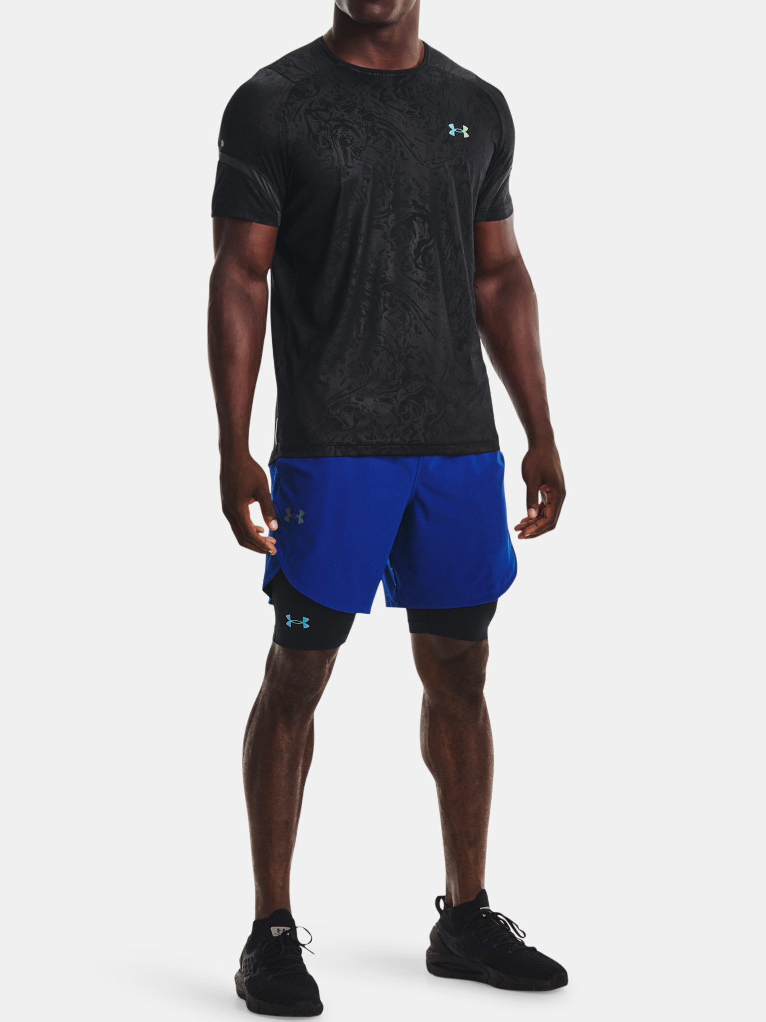 Under Armour UA Rush 2.0 Emboss SS T-shirt Cheren - Pepit.bg