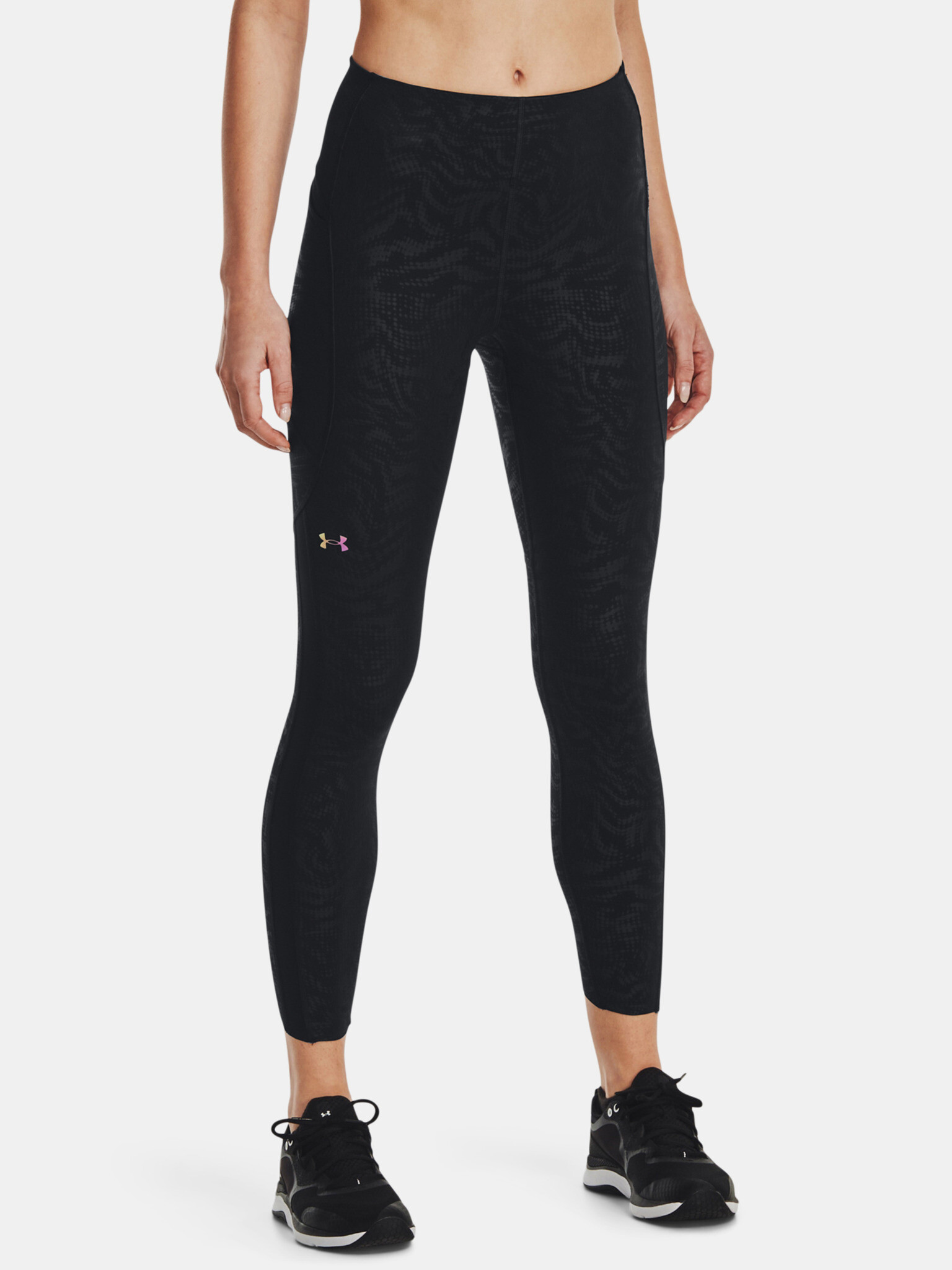 Under Armour UA Rush Legging Emboss Perf Клин Cheren - Pepit.bg