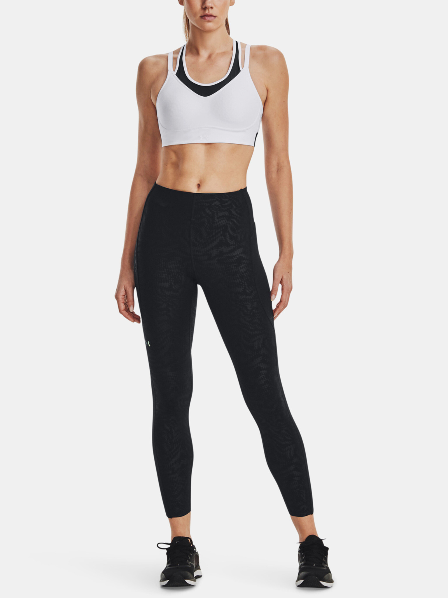 Under Armour UA Rush Legging Emboss Perf Клин Cheren - Pepit.bg