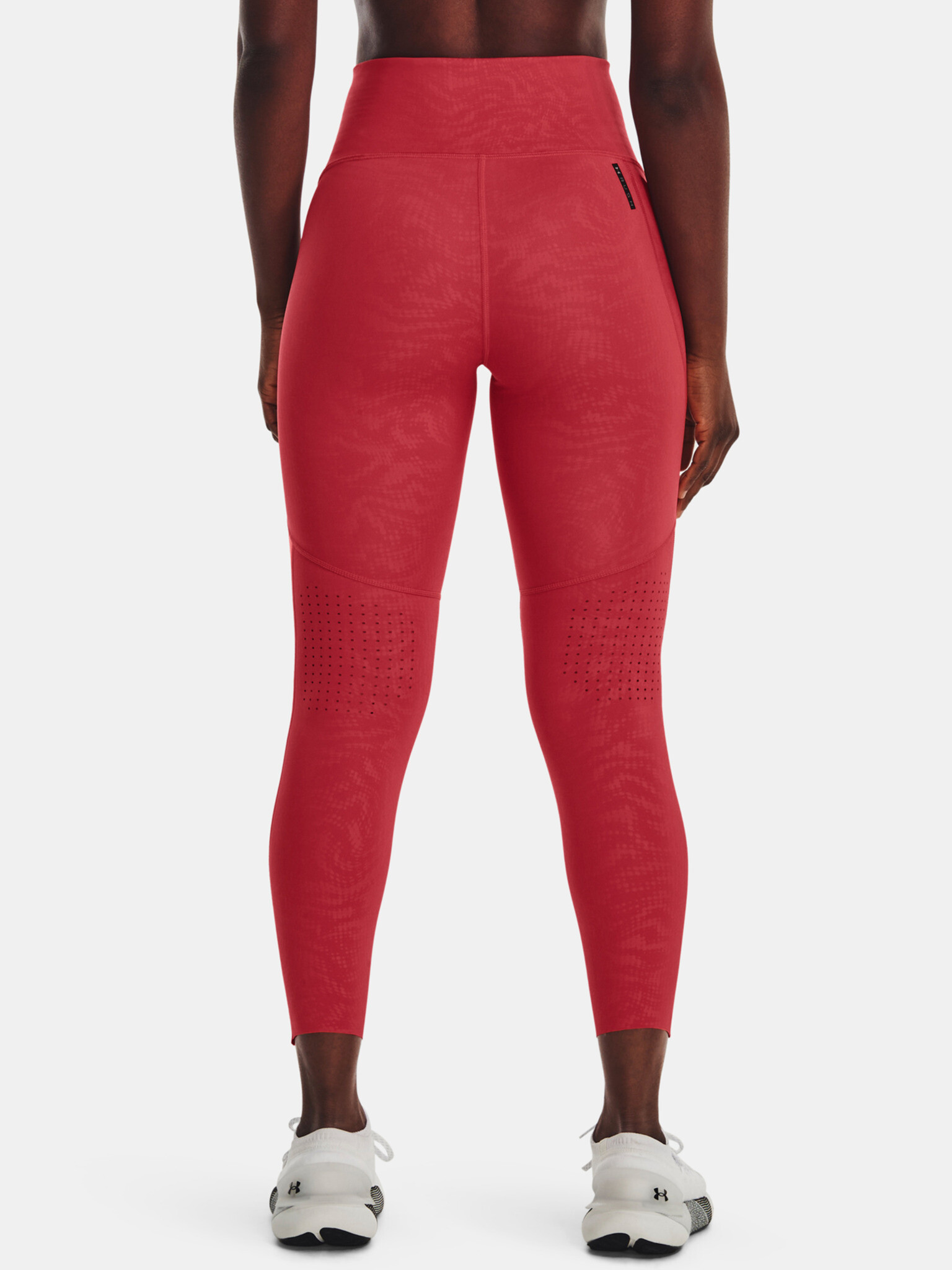 Under Armour UA Rush Legging Emboss Perf Клин Cherven - Pepit.bg