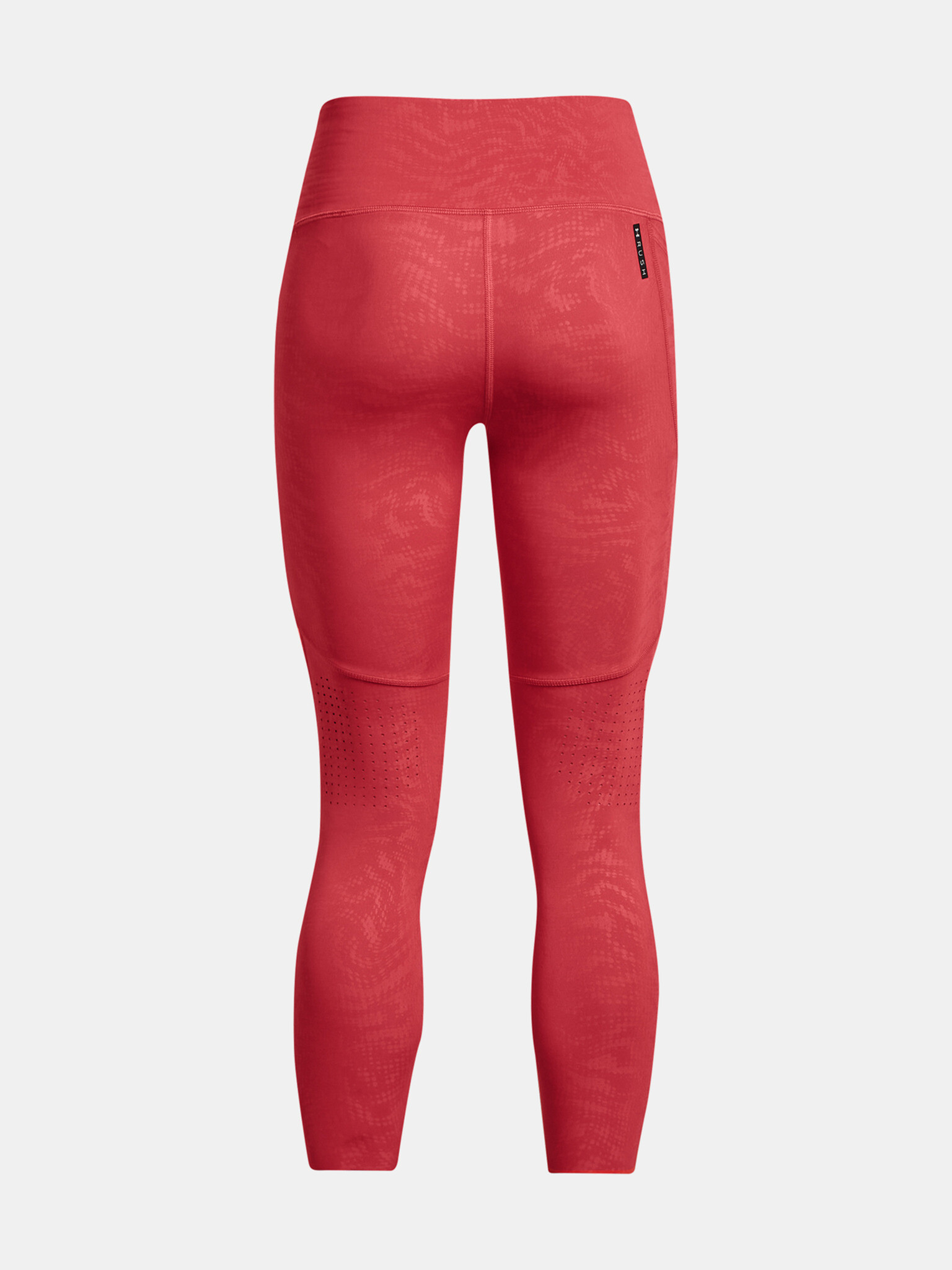 Under Armour UA Rush Legging Emboss Perf Клин Cherven - Pepit.bg