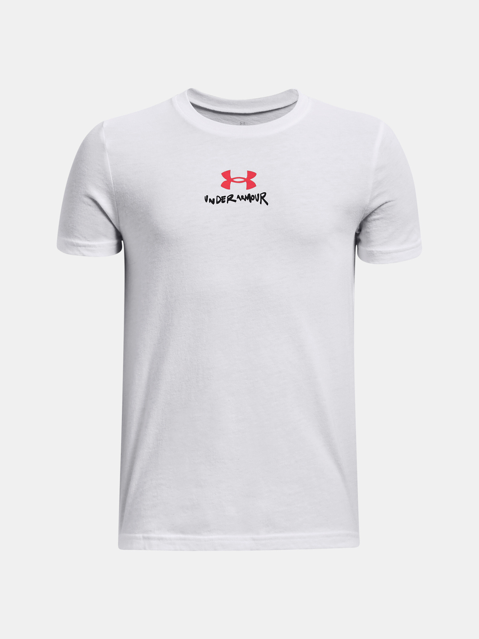 Under Armour UA Scribble Branded SS Тениска детски Byal - Pepit.bg