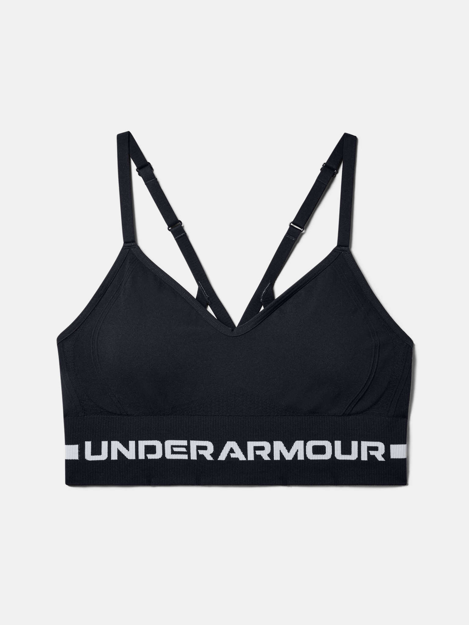 Under Armour UA Seamless Low Long Cпортен Сутиен Cheren - Pepit.bg