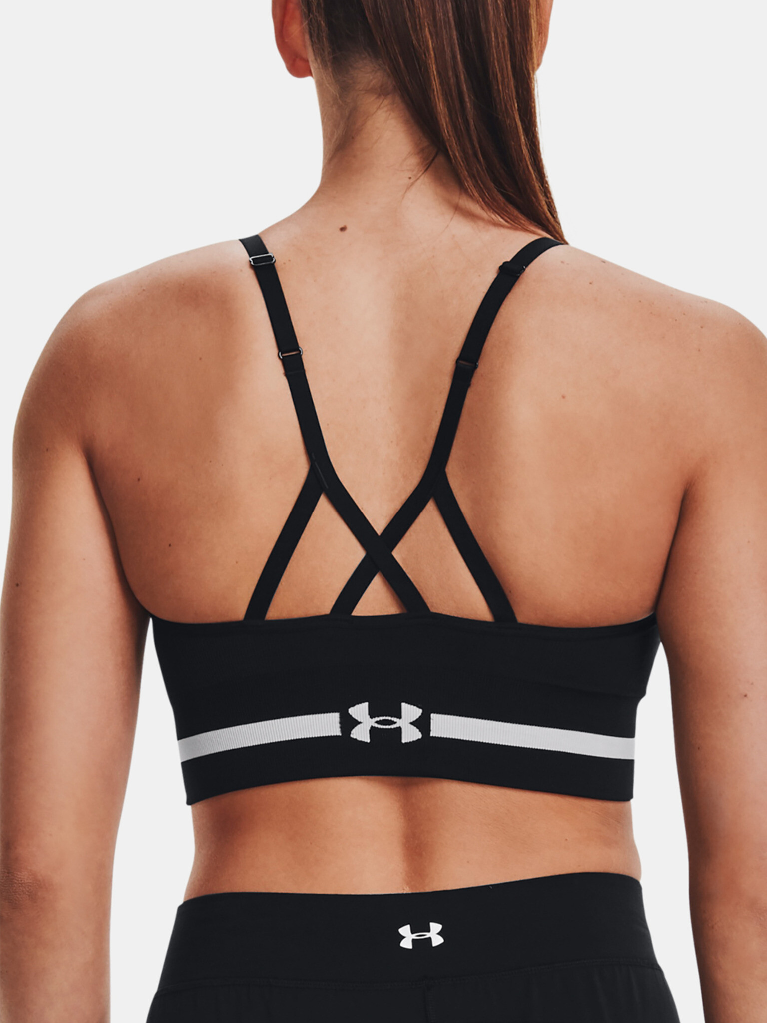 Under Armour UA Seamless Low Long Cпортен Сутиен Cheren - Pepit.bg