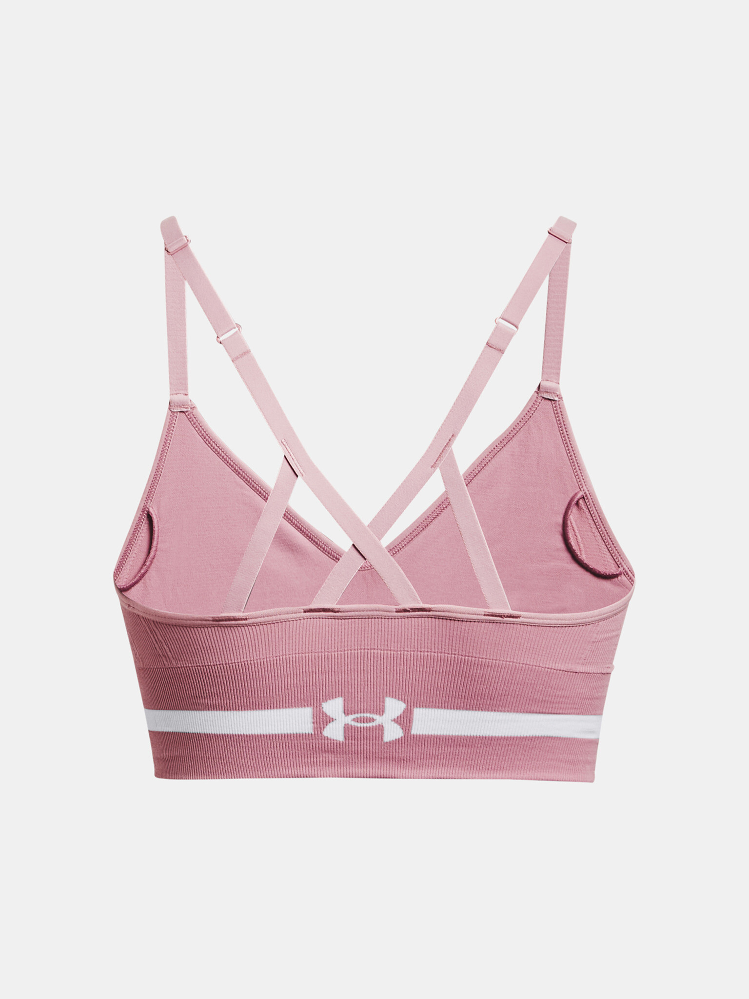 Under Armour UA Seamless Low Long Cпортен Сутиен Rozov - Pepit.bg