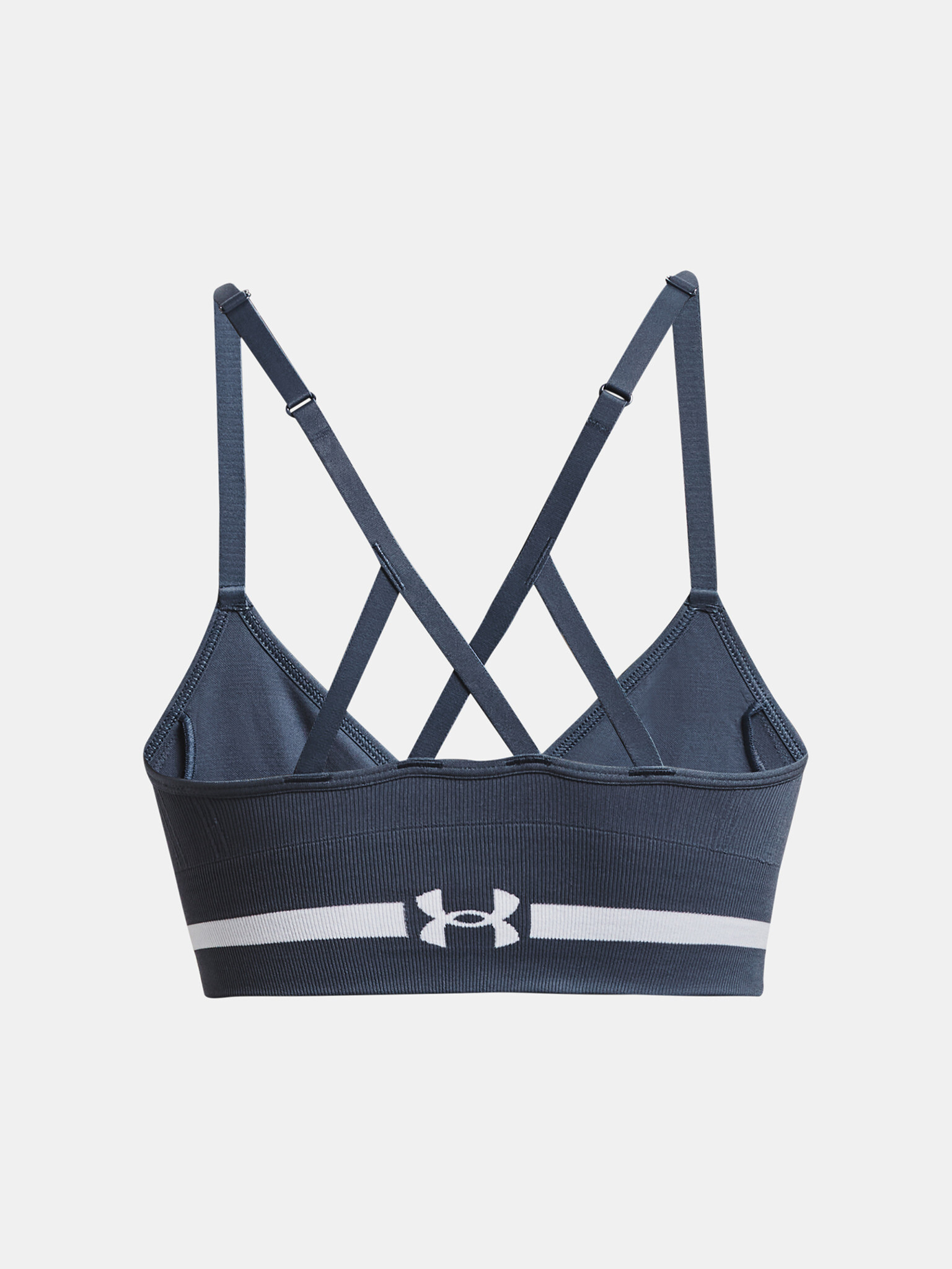 Under Armour UA Seamless Low Long Cпортен Сутиен Siv - Pepit.bg