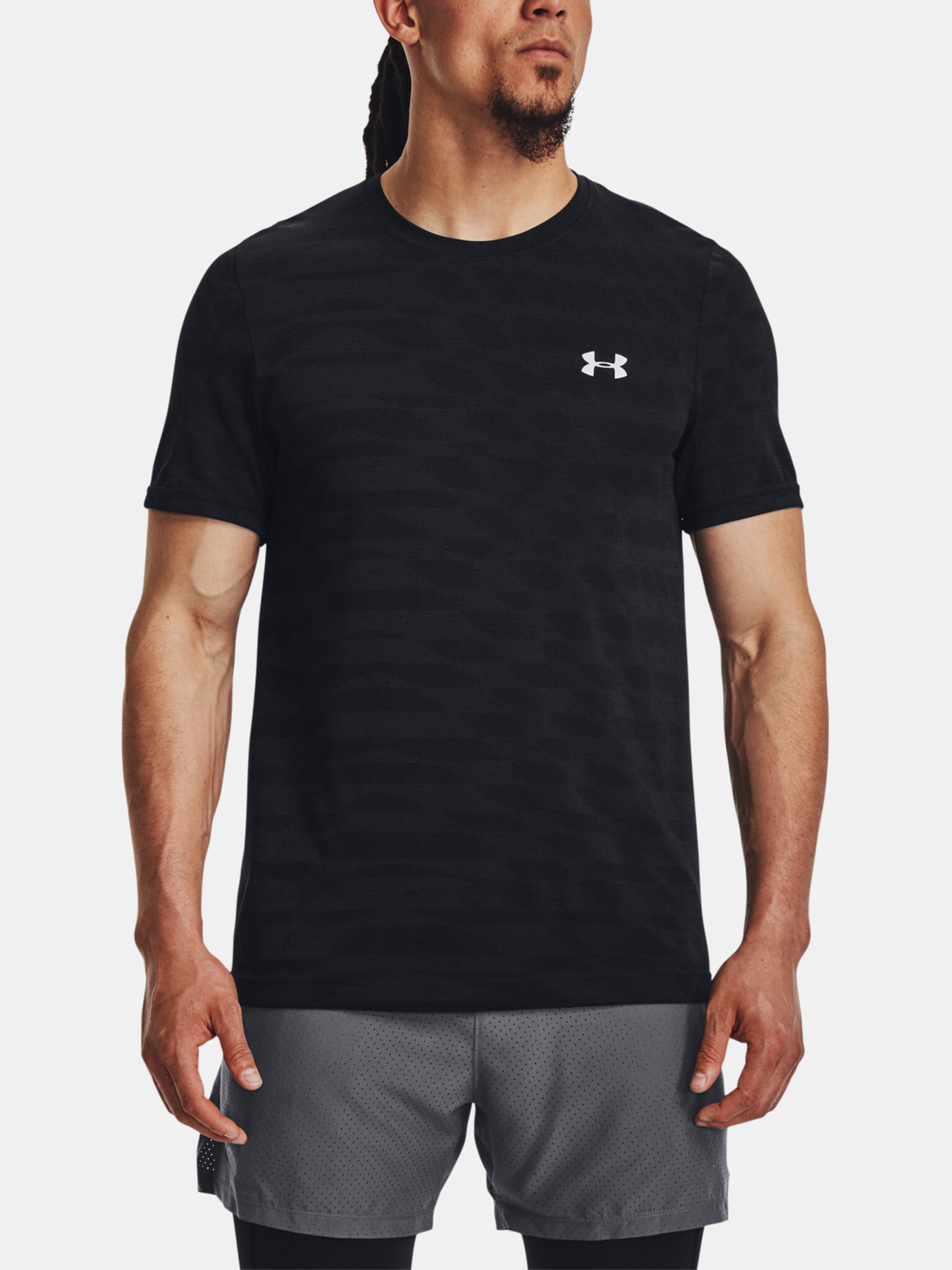 Under Armour UA Seamless Ripple SS T-shirt Cheren - Pepit.bg