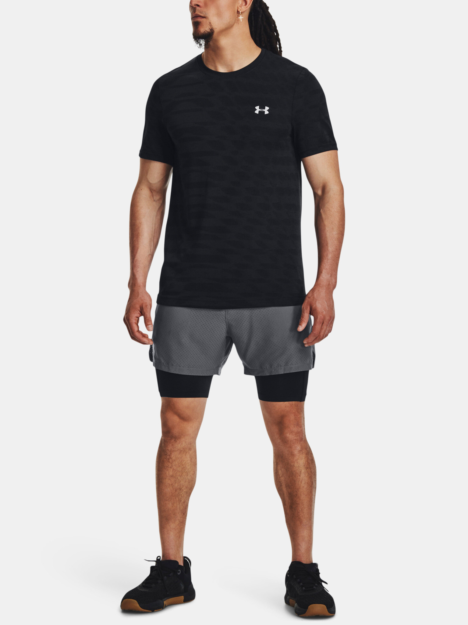 Under Armour UA Seamless Ripple SS T-shirt Cheren - Pepit.bg