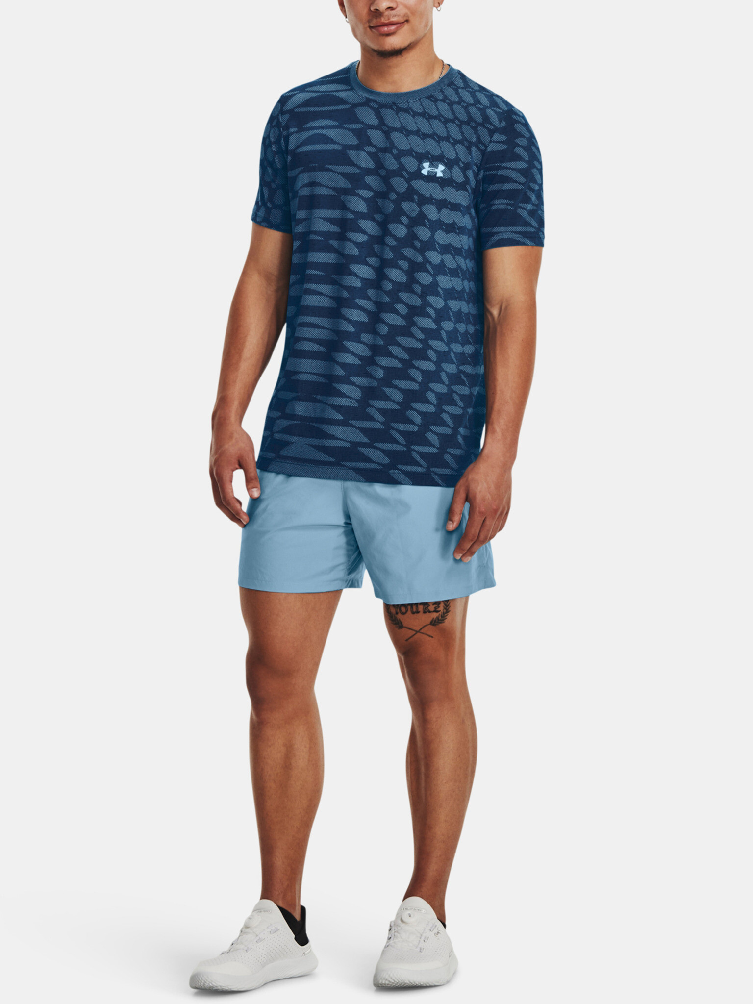 Under Armour UA Seamless Ripple SS T-shirt Sin - Pepit.bg