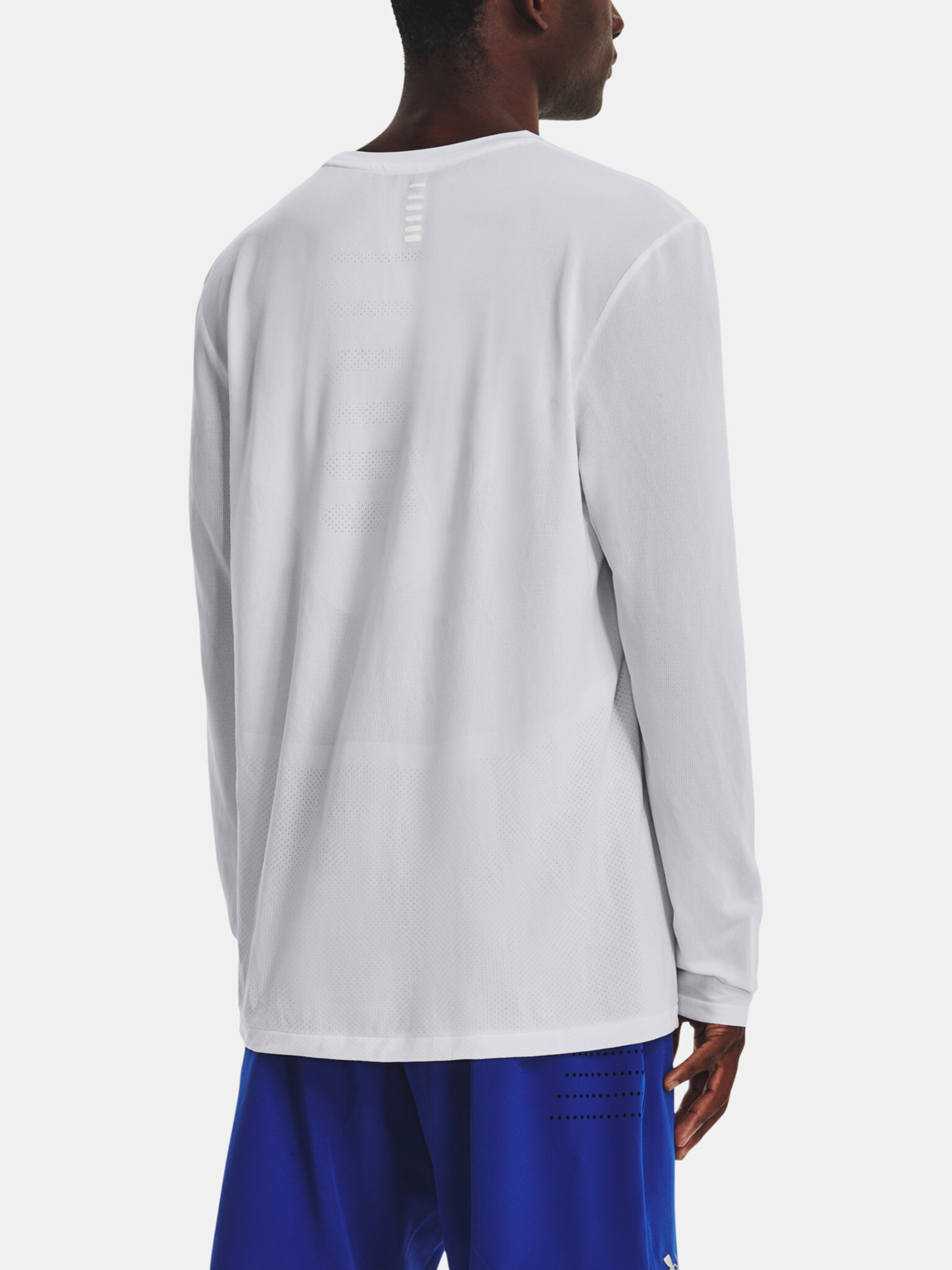 Under Armour UA Seamless Stride LS T-shirt Byal - Pepit.bg