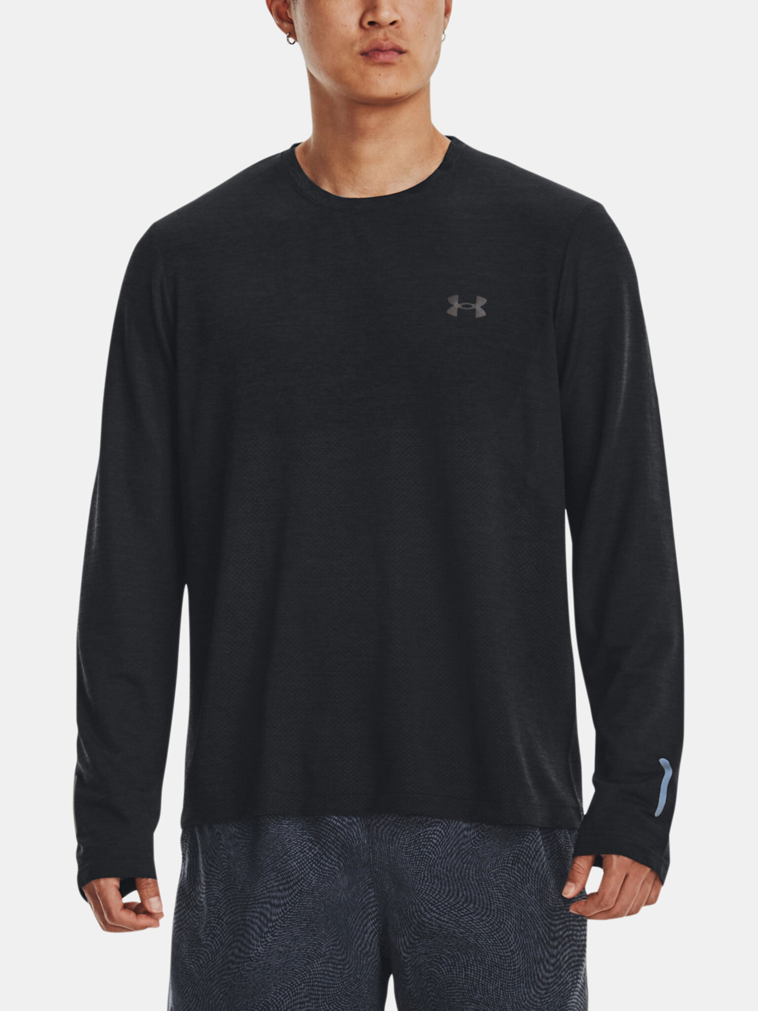 Under Armour UA Seamless Stride LS T-shirt Cheren - Pepit.bg