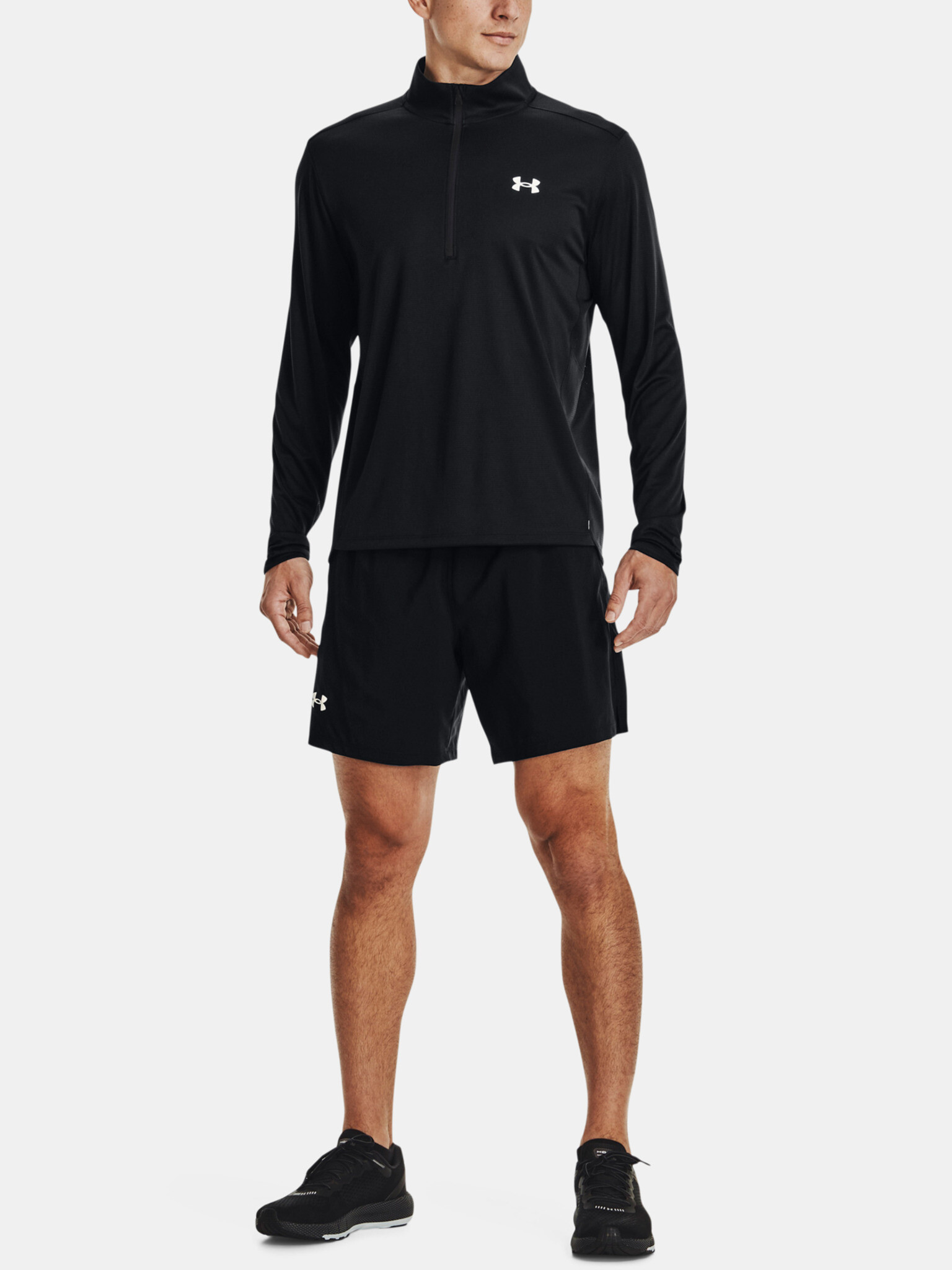 Under Armour UA Speed Stride 2.0 1/2 Zip T-shirt Cheren - Pepit.bg