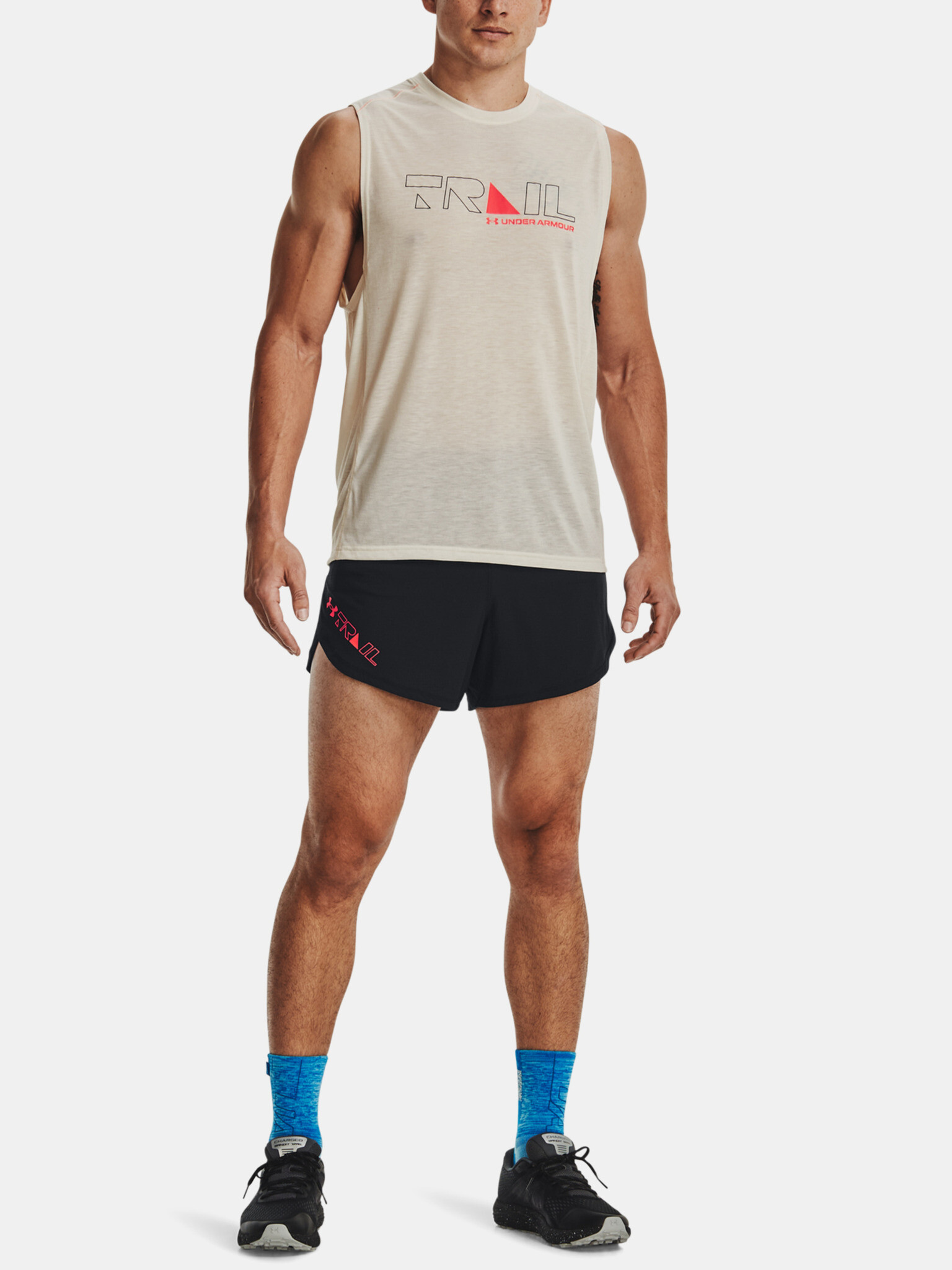 Under Armour UA SpeedPocket Trail Къси панталони Cheren - Pepit.bg