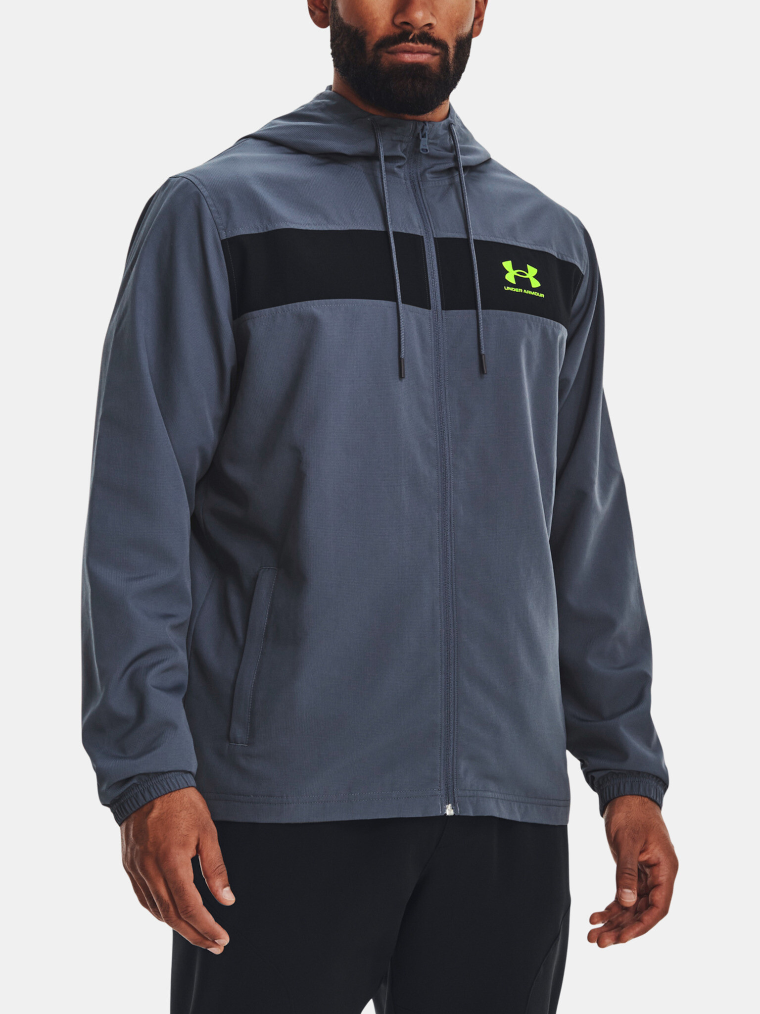 Under Armour UA Sportstyle Windbreaker Яке Siv - Pepit.bg