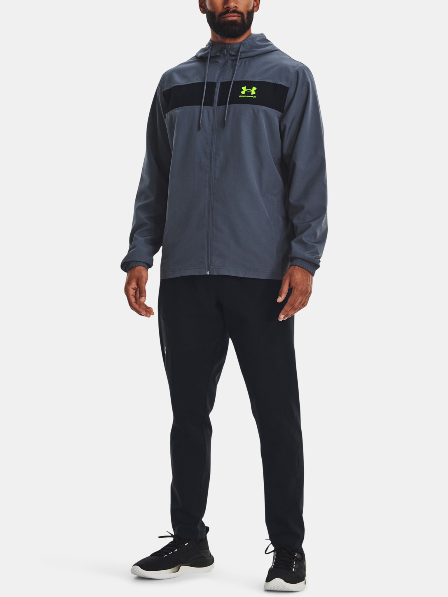 Under Armour UA Sportstyle Windbreaker Яке Siv - Pepit.bg