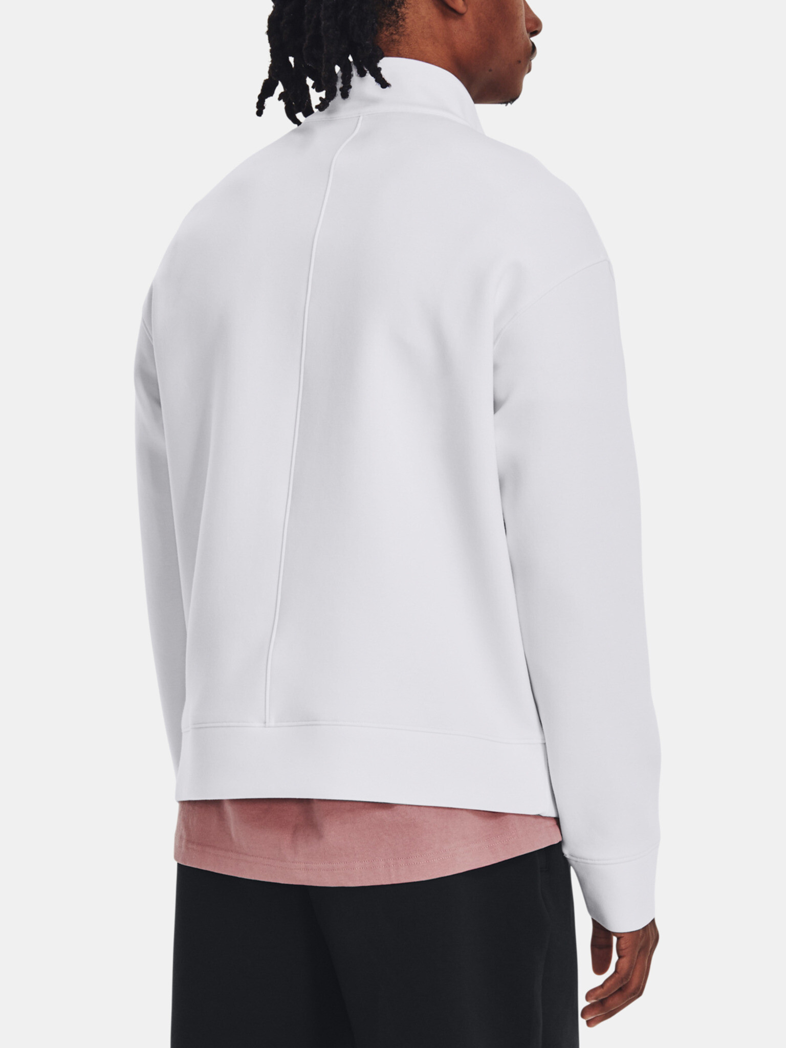 Under Armour UA Summit Knit 1/2 Zip Sweatshirt Byal - Pepit.bg