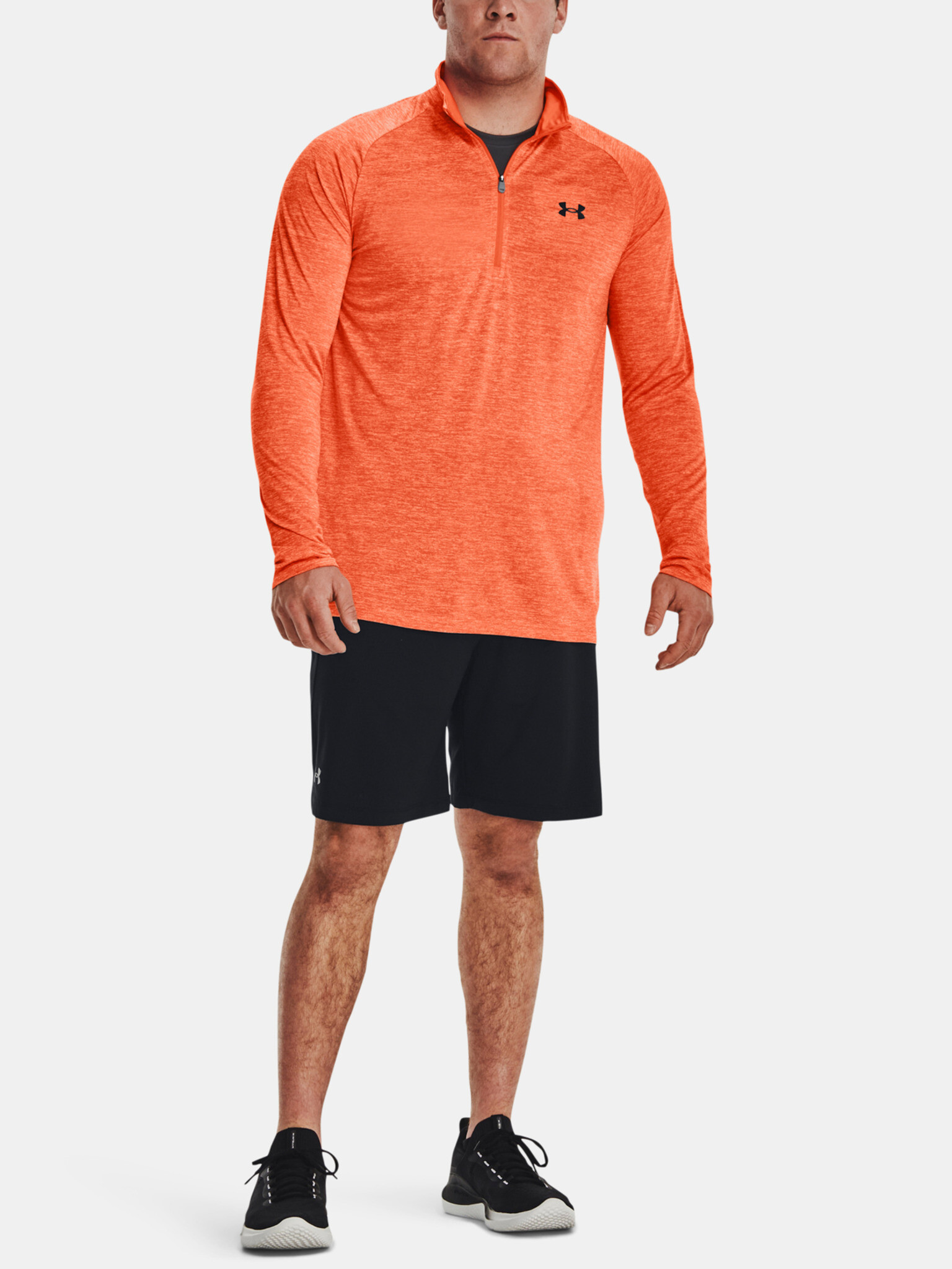 Under Armour UA Tech 2.0 1/2 Zip T-shirt Oranzhev - Pepit.bg