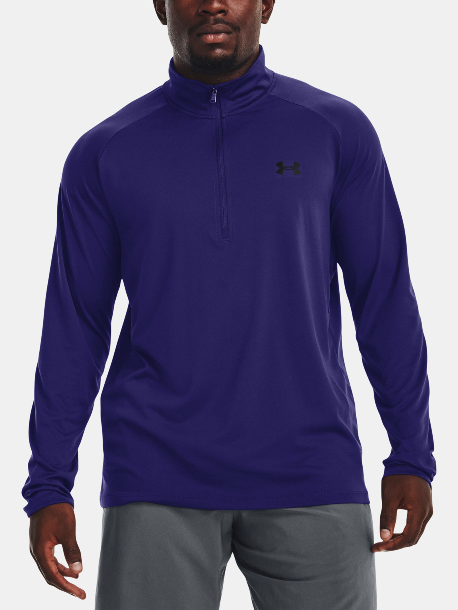 Under Armour UA Tech 2.0 1/2 Zip T-shirt Sin - Pepit.bg