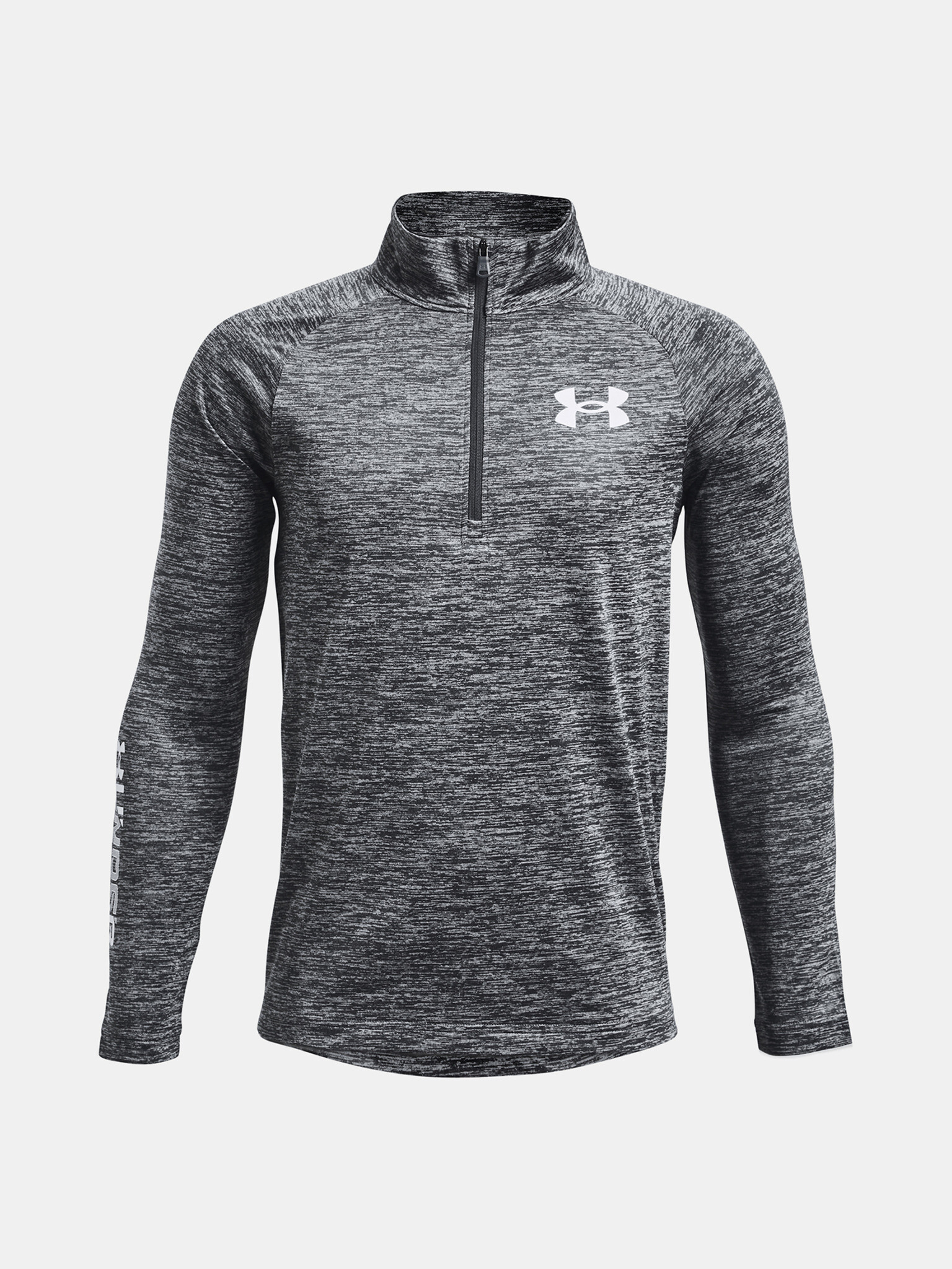 Under Armour UA Tech BL 1/2 Zip Тениска детски Siv - Pepit.bg