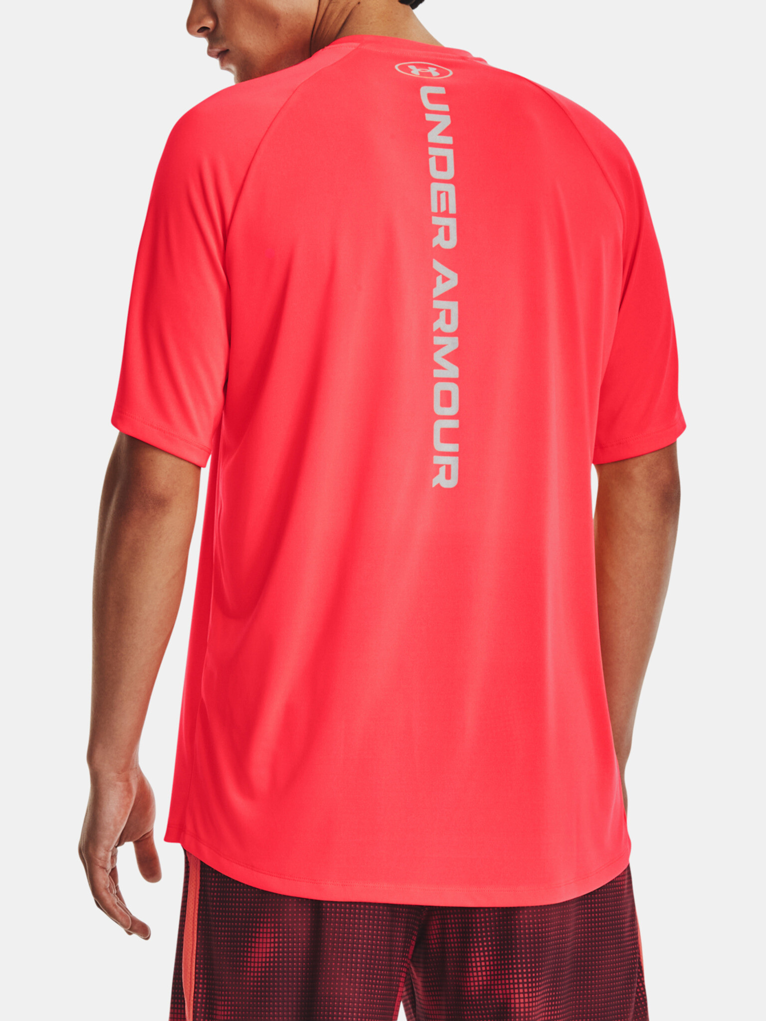 Under Armour UA Tech Reflective SS T-shirt Cherven - Pepit.bg