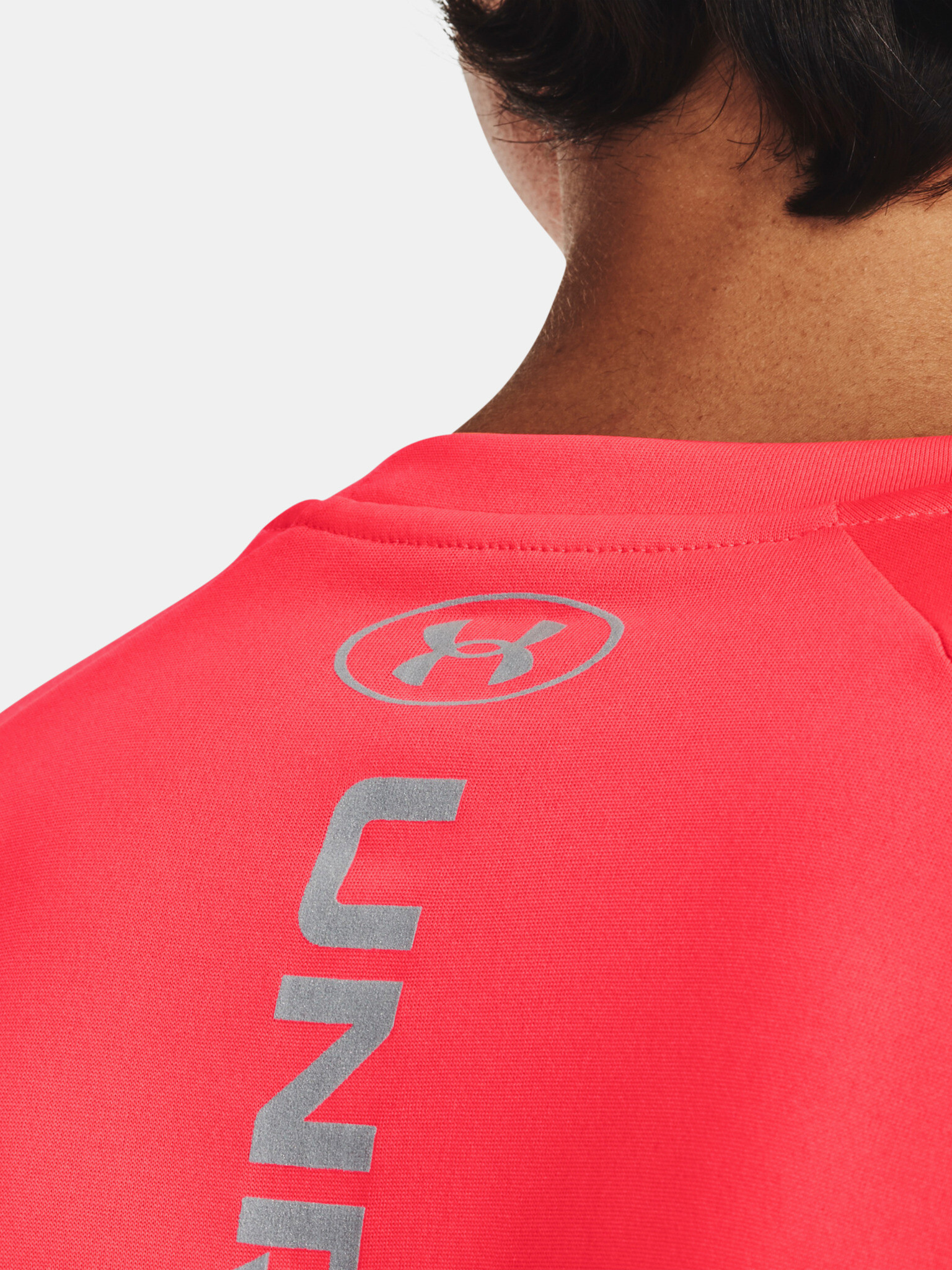 Under Armour UA Tech Reflective SS T-shirt Cherven - Pepit.bg