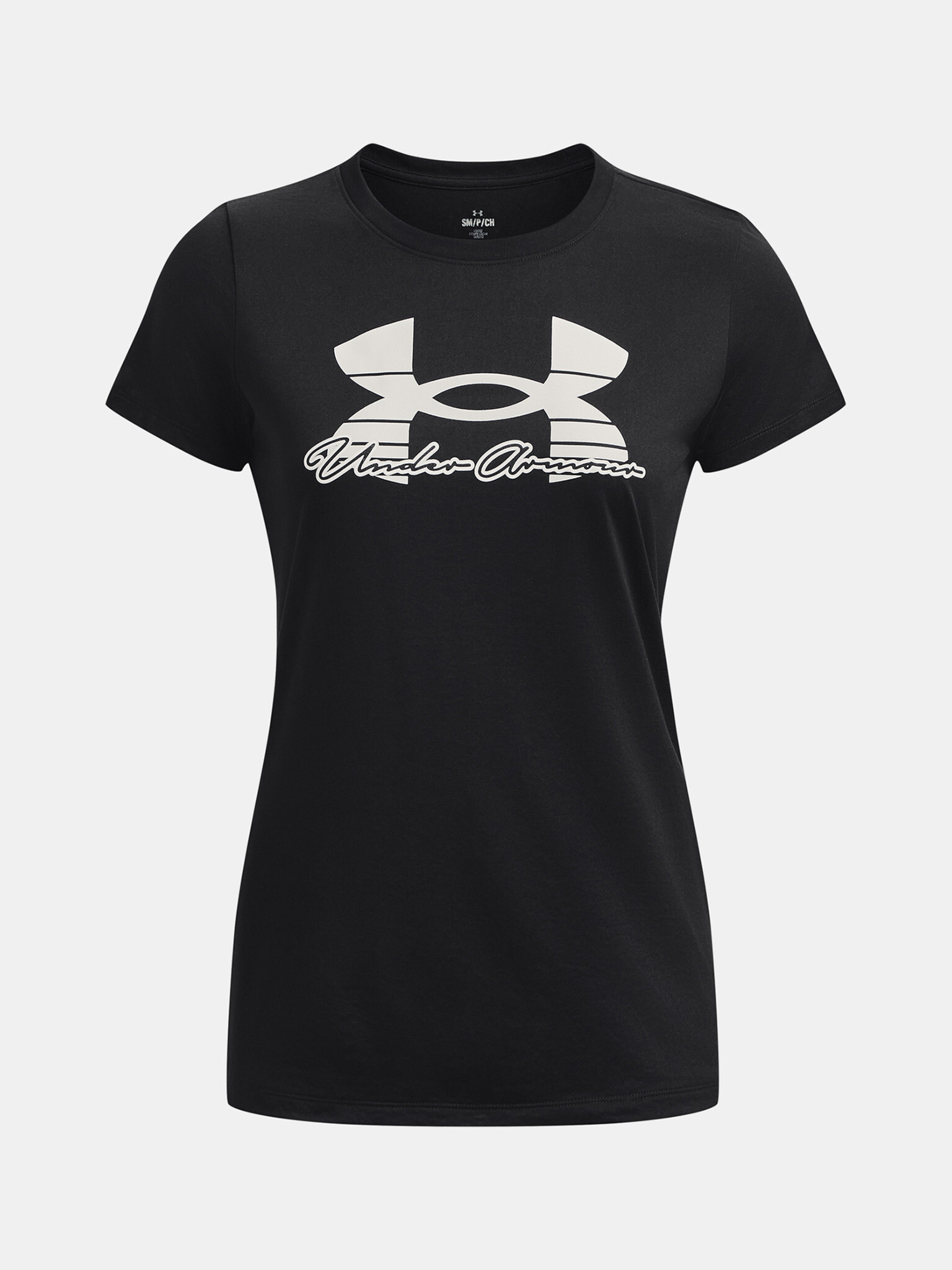 Under Armour UA Tech Solid Script SSC T-shirt Cheren - Pepit.bg