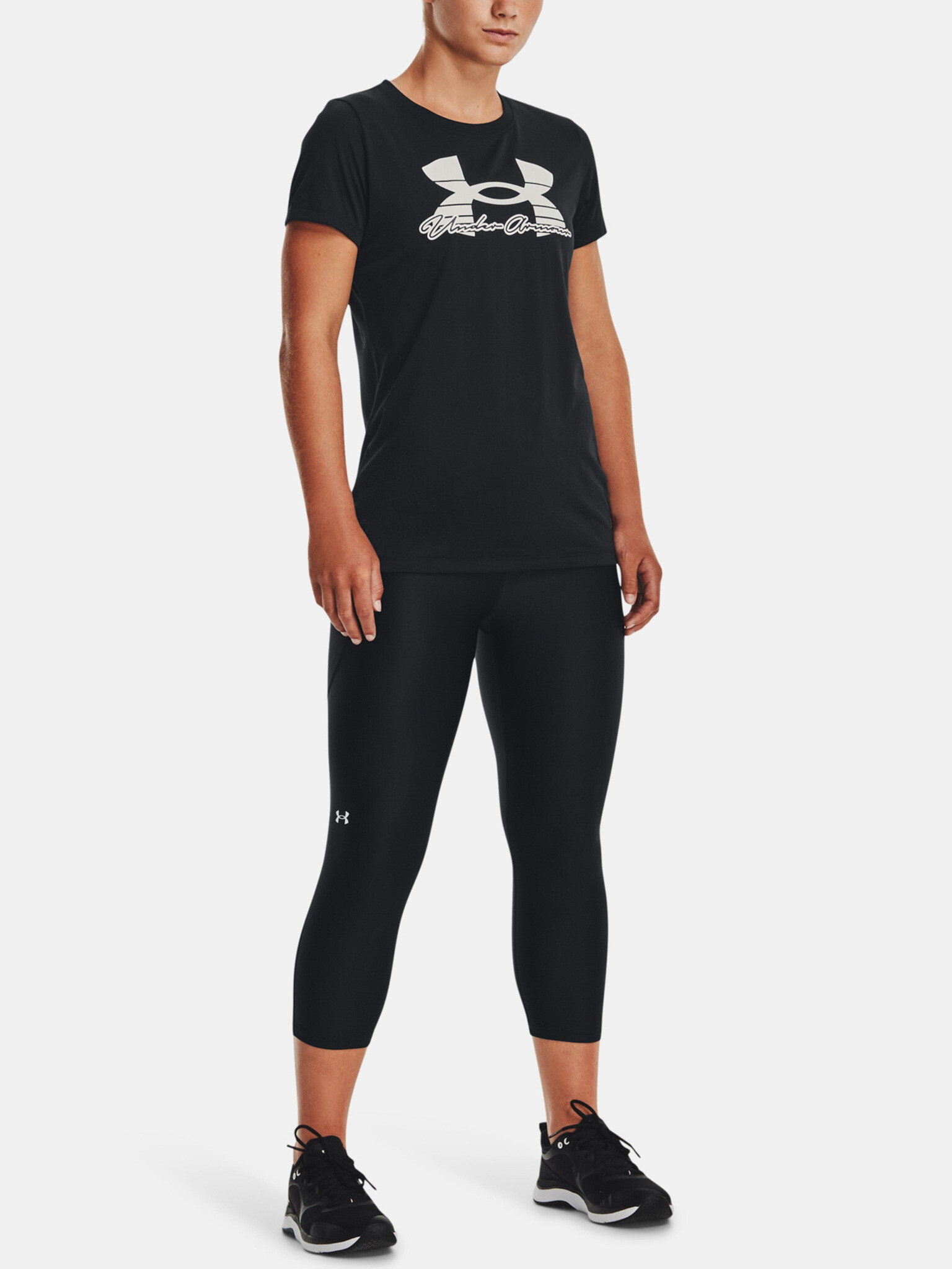 Under Armour UA Tech Solid Script SSC T-shirt Cheren - Pepit.bg