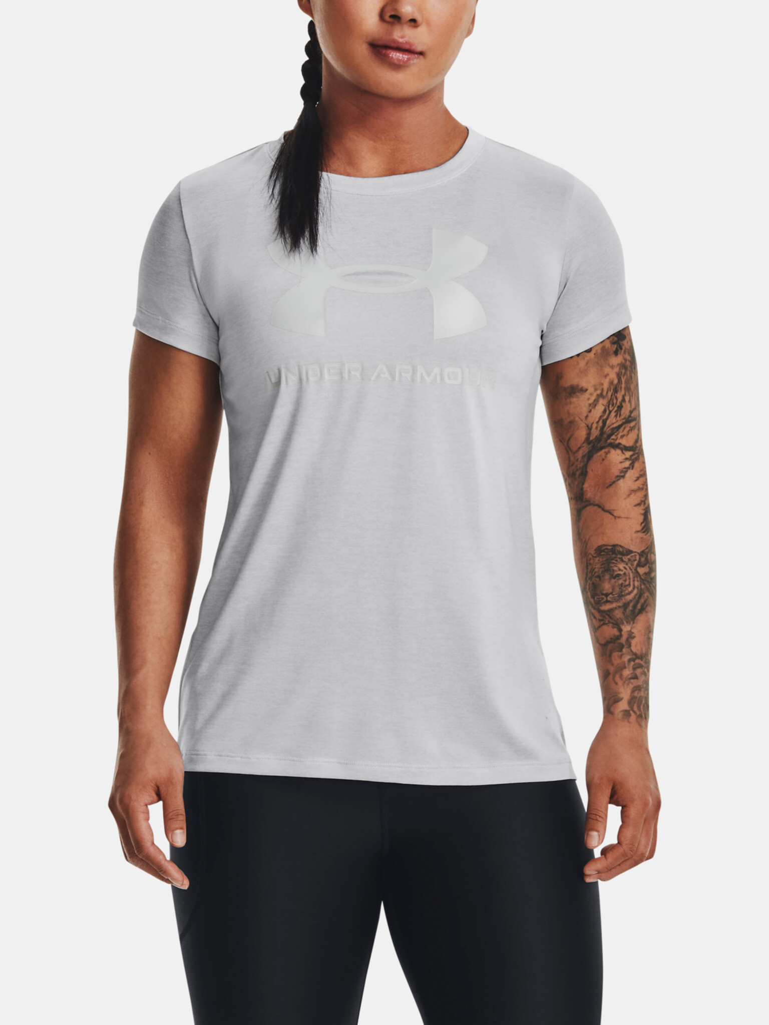 Under Armour UA Tech Twist BL Gel SSC T-shirt Siv - Pepit.bg