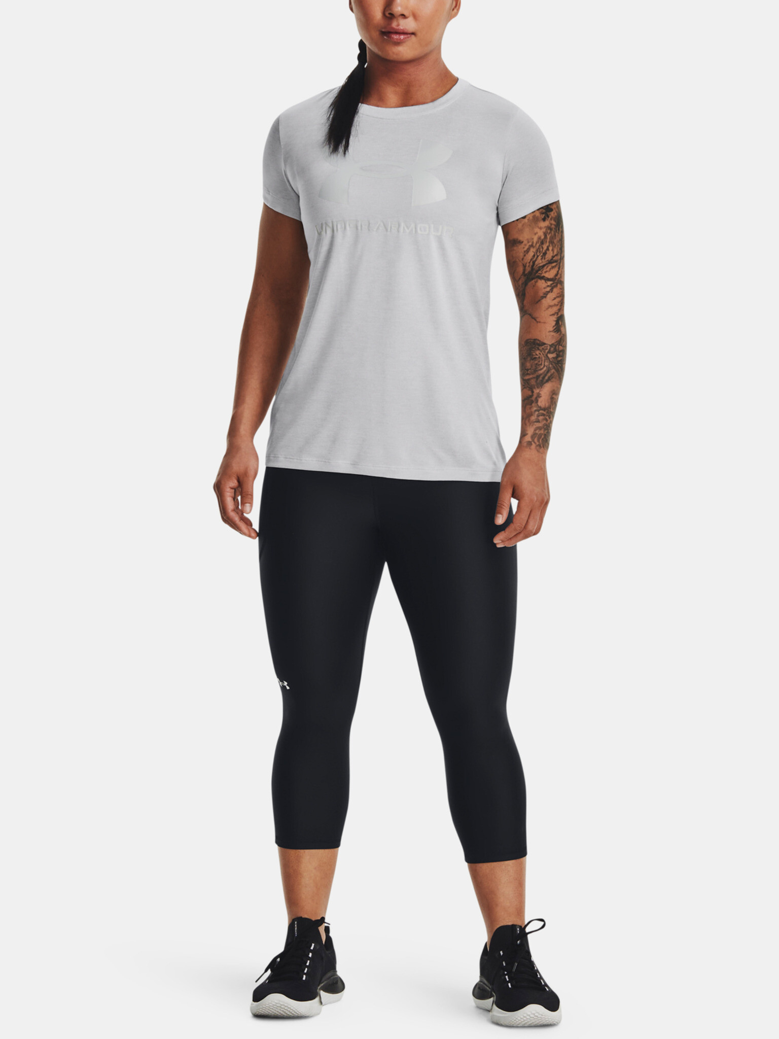 Under Armour UA Tech Twist BL Gel SSC T-shirt Siv - Pepit.bg