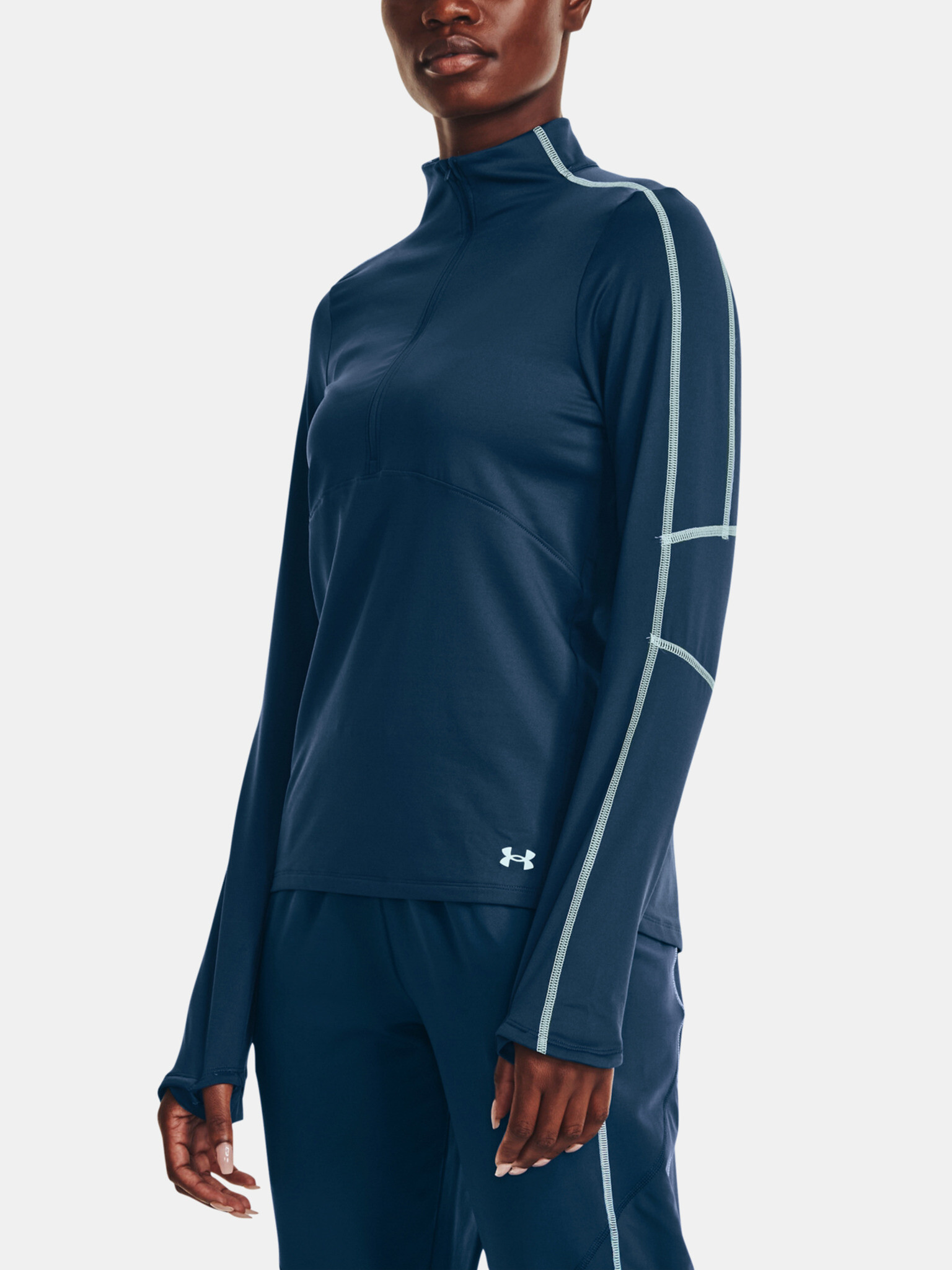 Under Armour UA Train CW 1/2 Zip T-shirt Sin - Pepit.bg