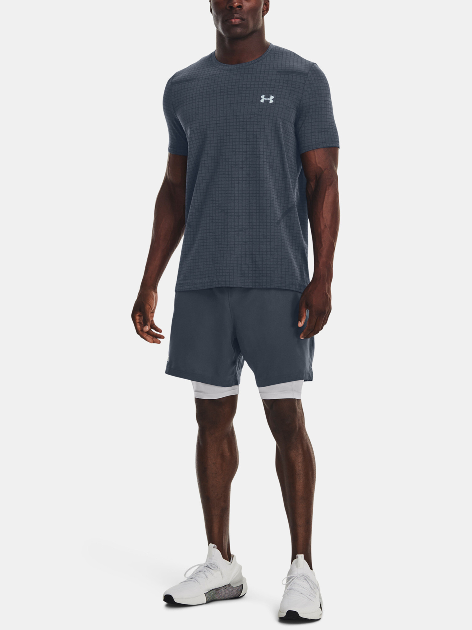 Under Armour UA Vanish Woven 2in1 Къси панталони Siv - Pepit.bg