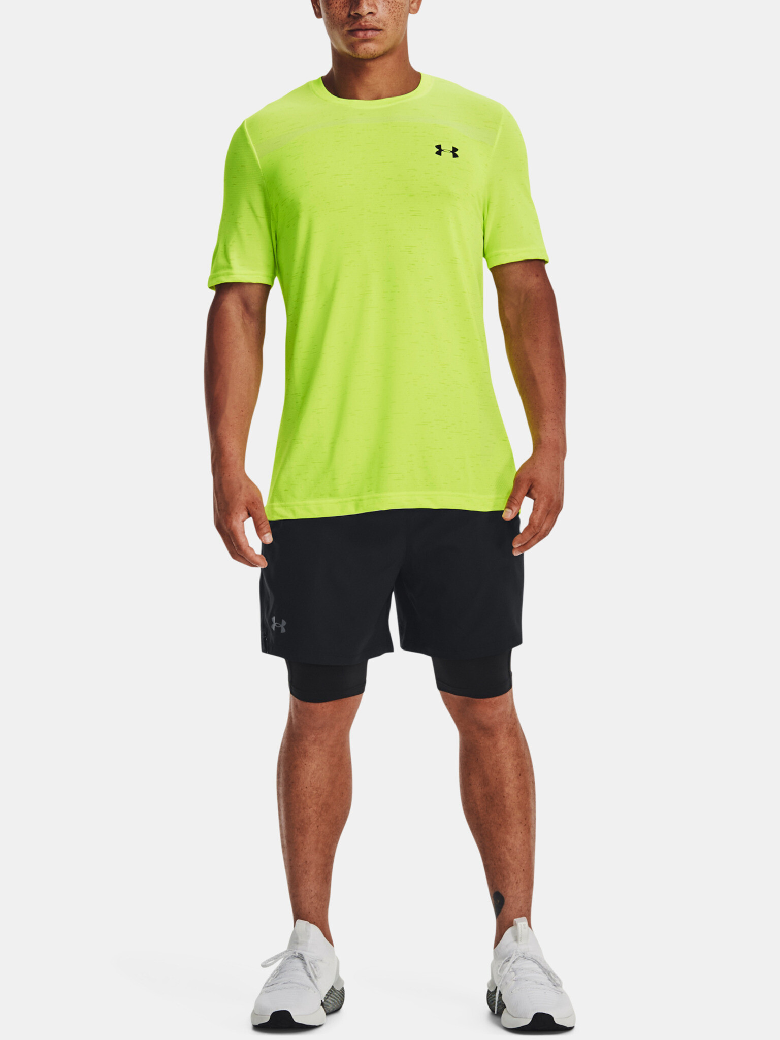 Under Armour UA Vanish Woven 2in1 Sts-BLK Къси панталони Cheren - Pepit.bg