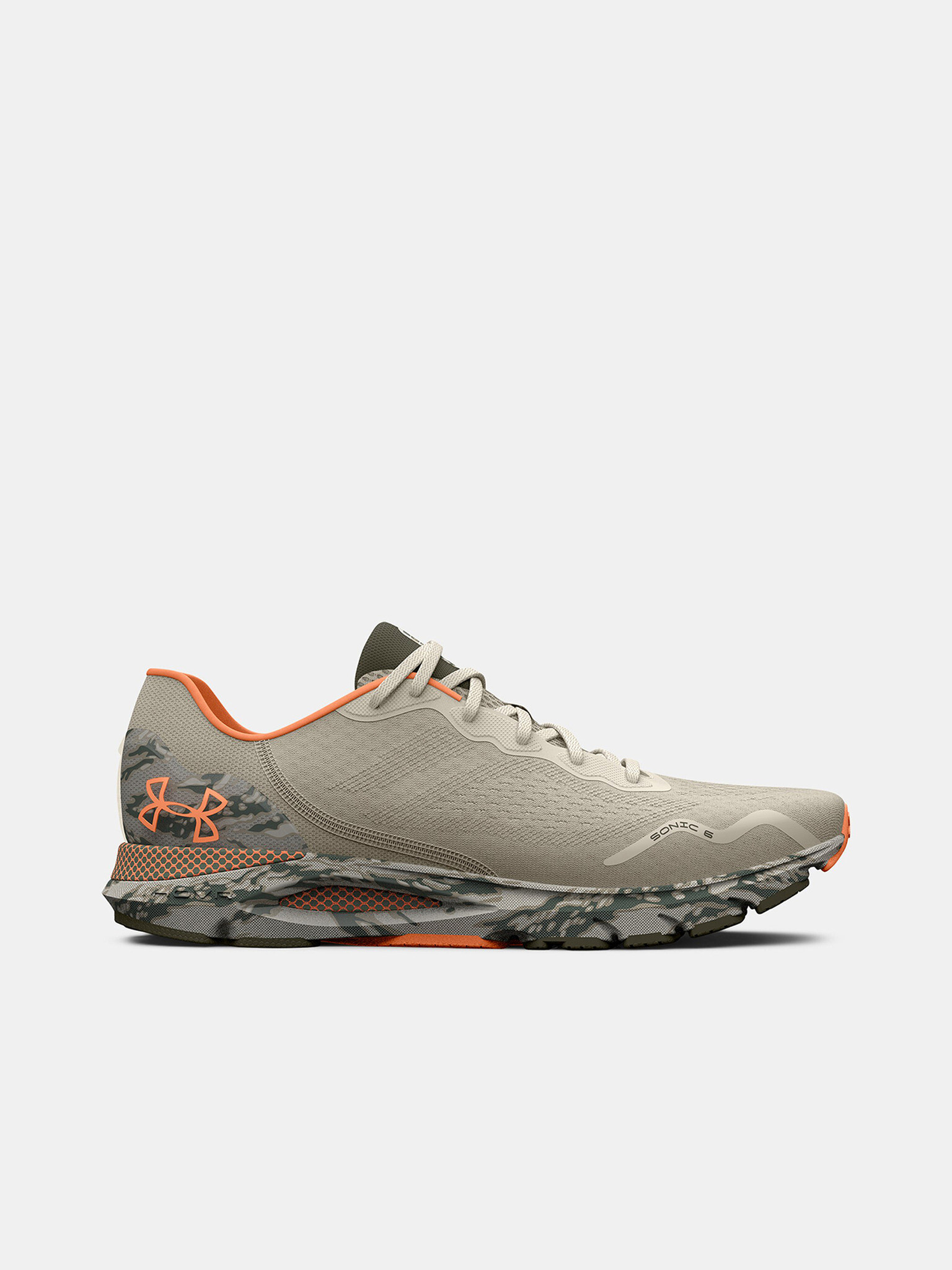 Under Armour UA W HOVR™ Sonic 6 Camo Спортни обувки Byal - Pepit.bg