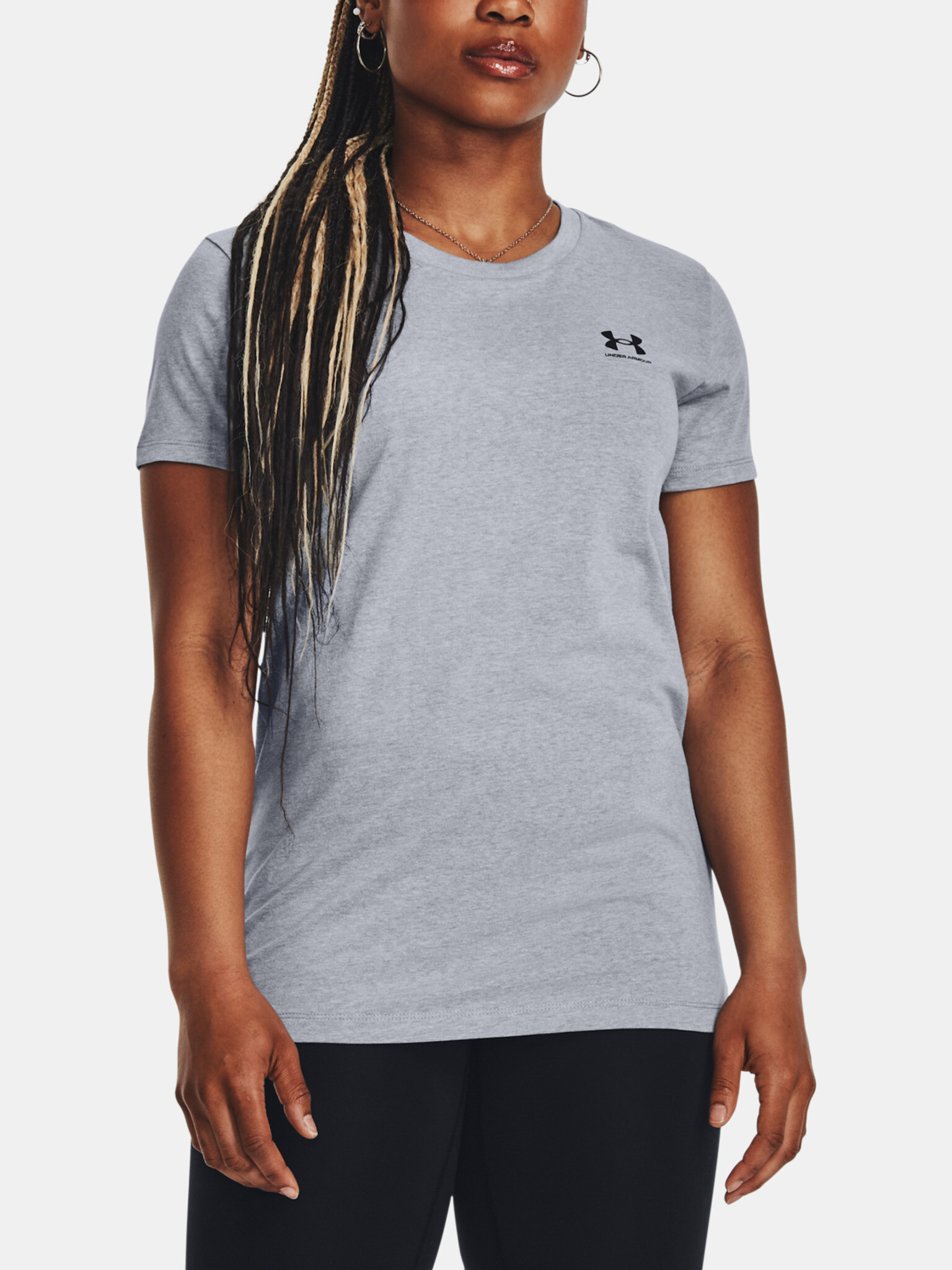 Under Armour UA W Sportstyle LC SS T-shirt Siv - Pepit.bg