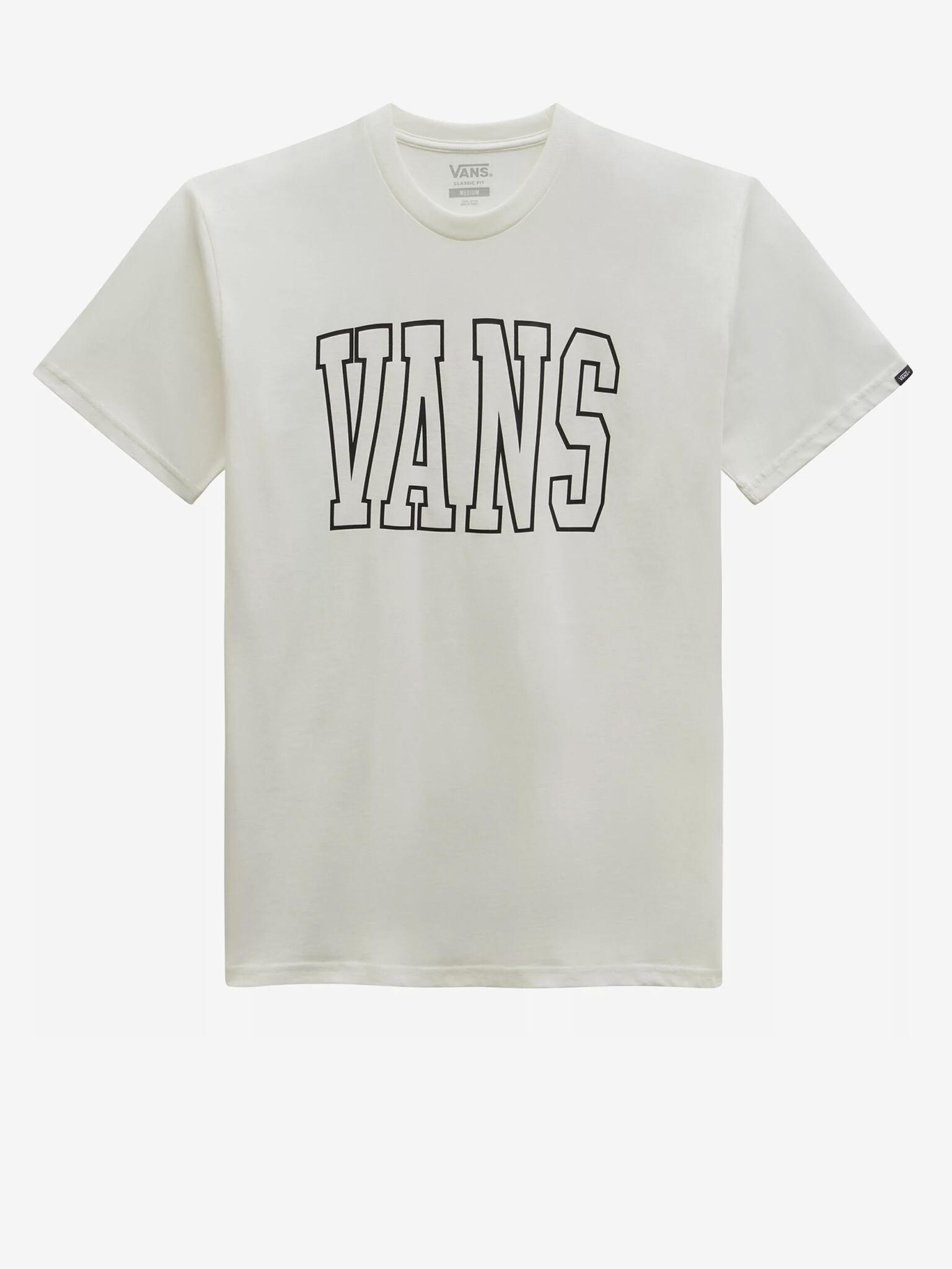 Vans Arched Line T-shirt Byal - Pepit.bg