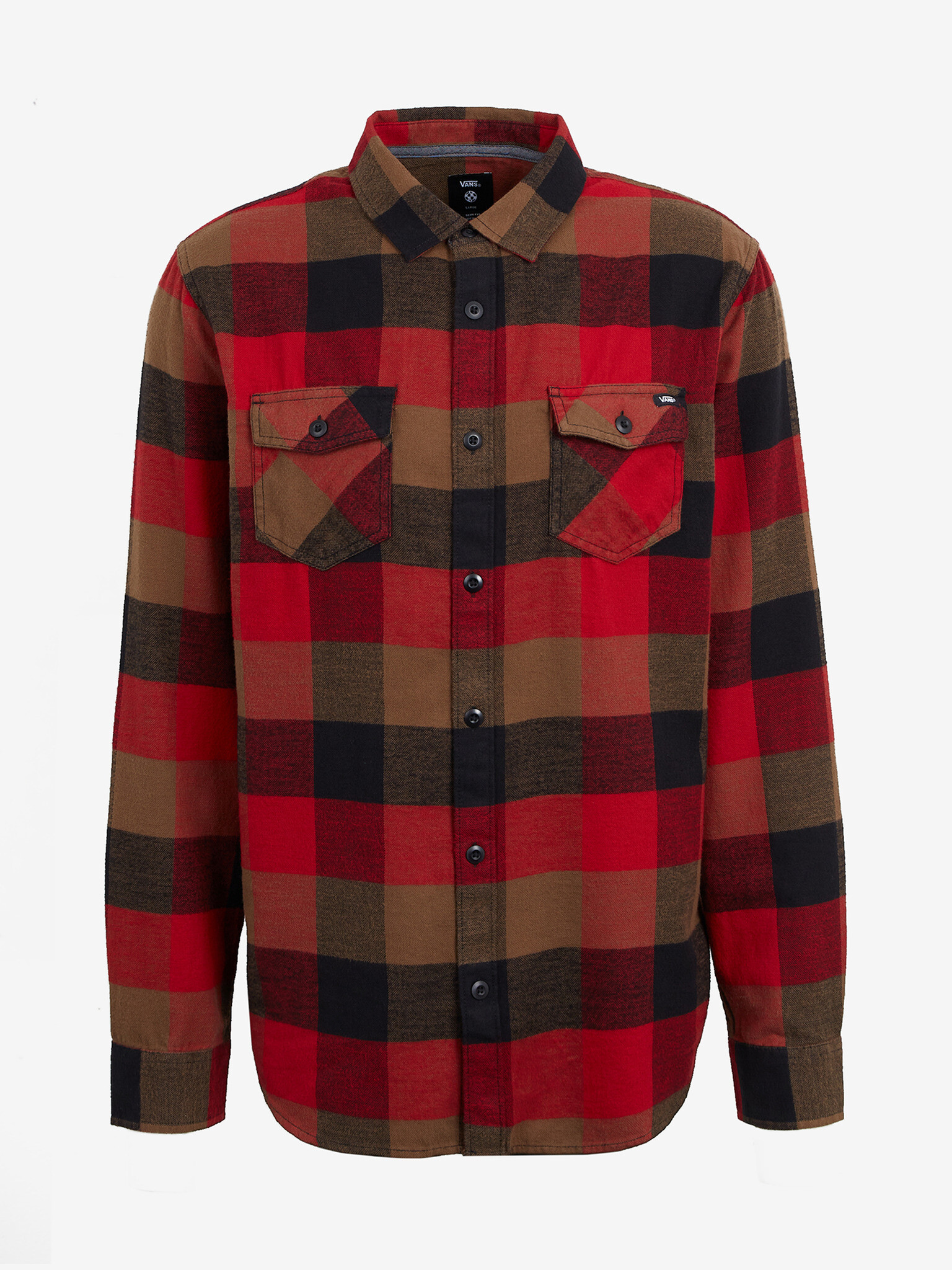 Vans Box Flannel Woven Риза Cherven - Pepit.bg