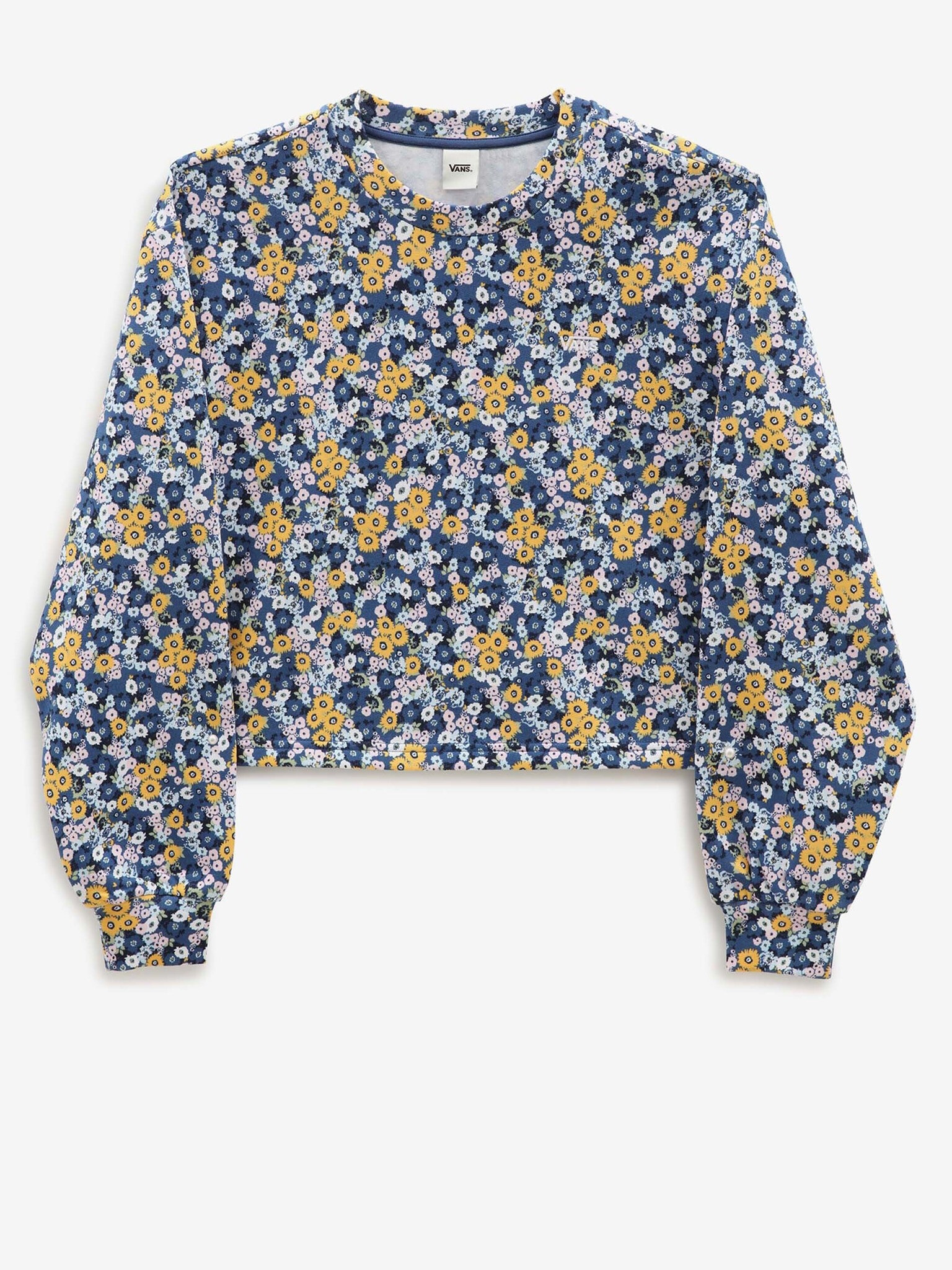 Vans Deco Ditsy Crop Crew Sweatshirt Sin - Pepit.bg