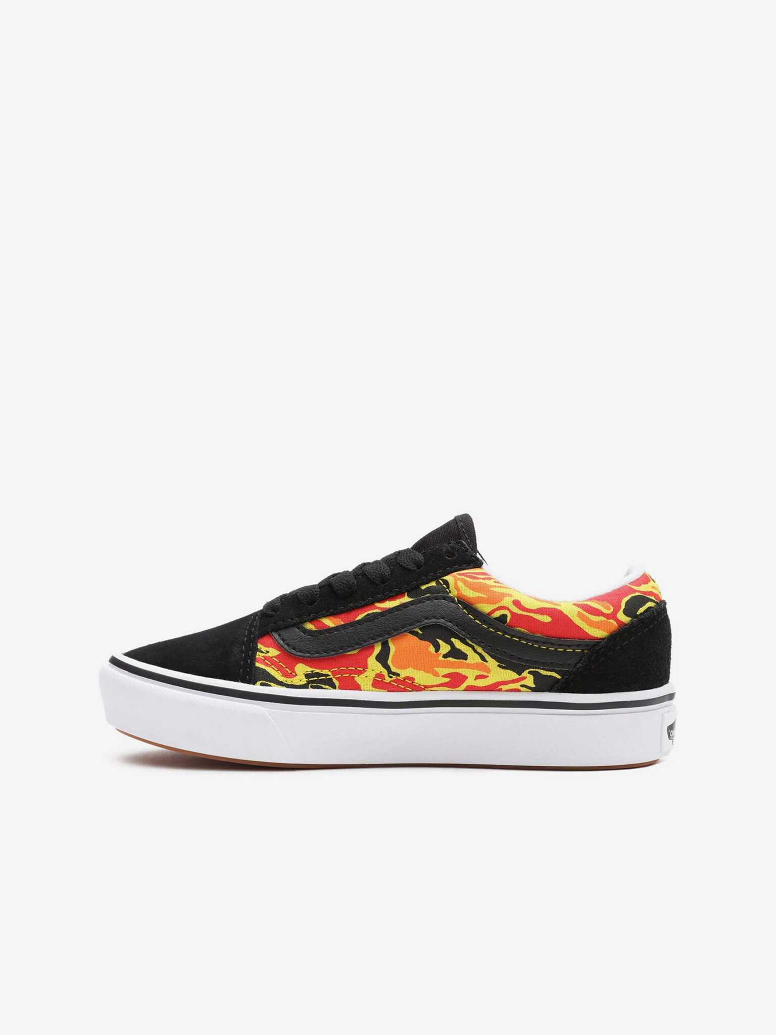 Vans Flame Camo ComfyCush Old Skool Спортни обувки детски Cheren - Pepit.bg