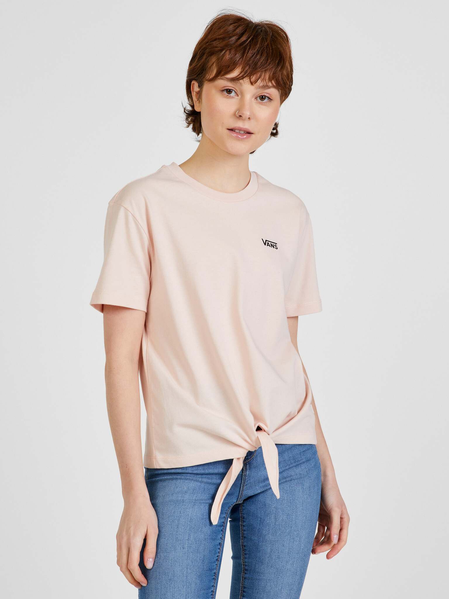 Vans Junior V Knot T-shirt Rozov - Pepit.bg