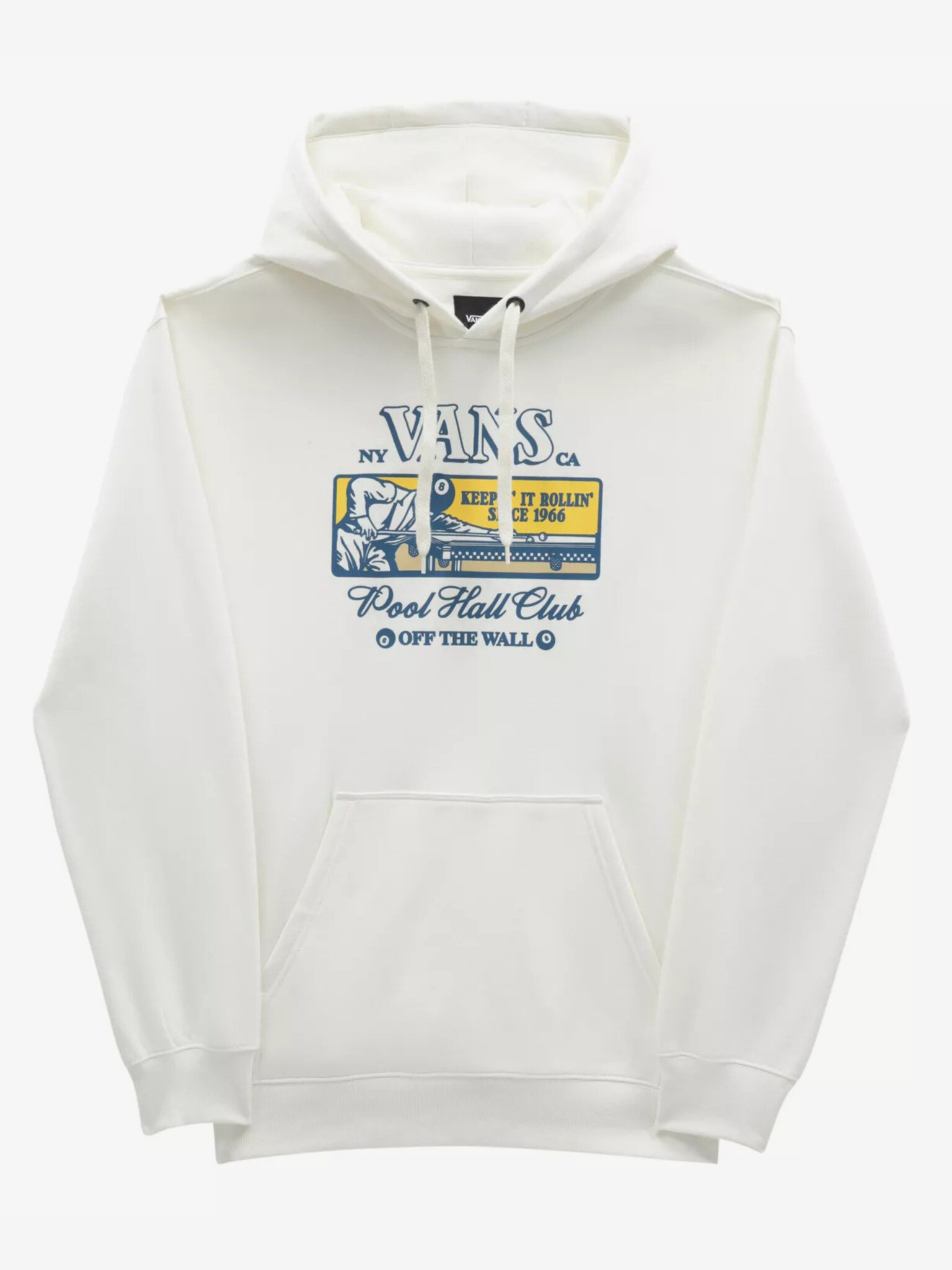 Vans Pool Hall Sweatshirt Byal - Pepit.bg