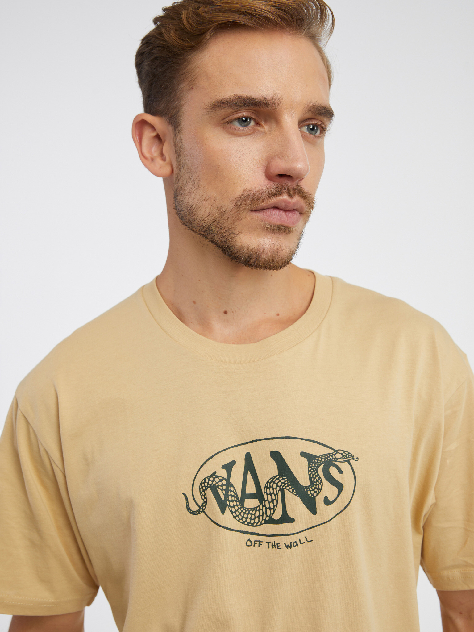 Vans Snaked Center Logo T-shirt Bezhov - Pepit.bg