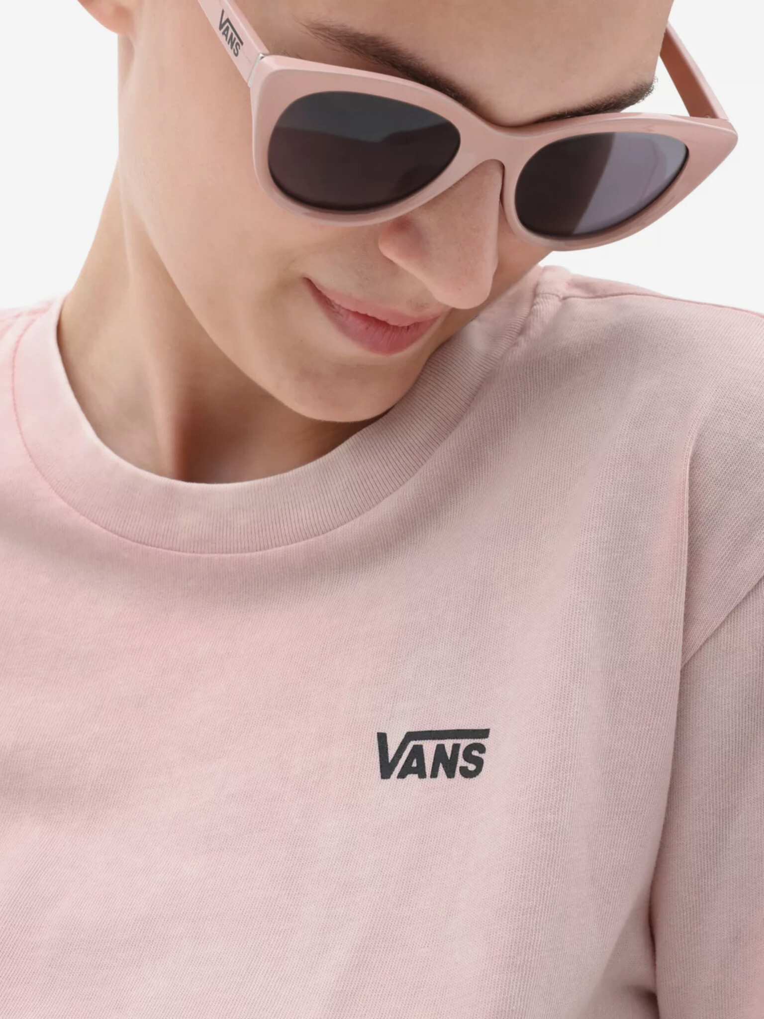 Vans T-shirt Rozov - Pepit.bg