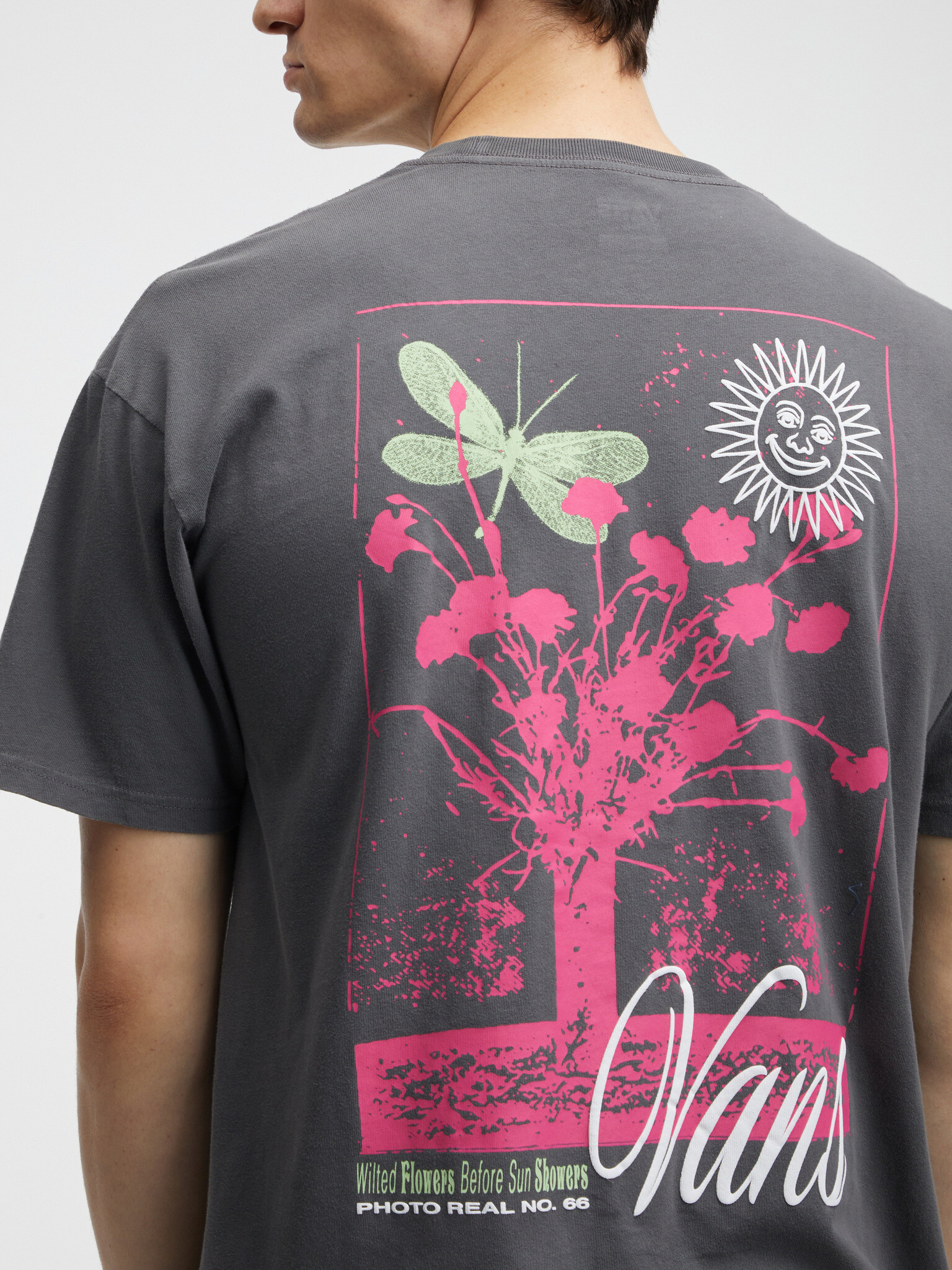 Vans Wildflower T-shirt Siv - Pepit.bg