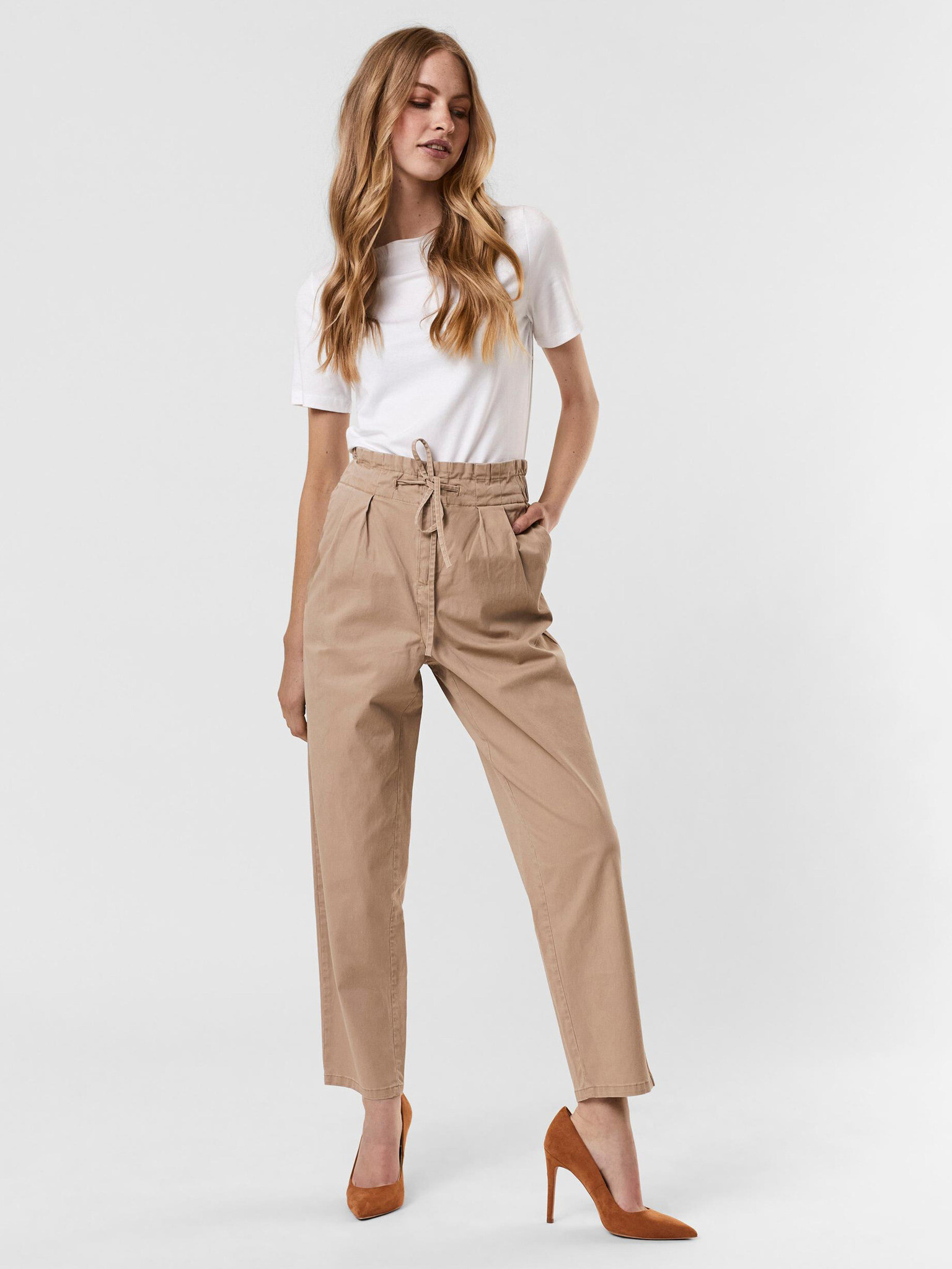 Vero Moda Evany Trousers Bezhov - Pepit.bg