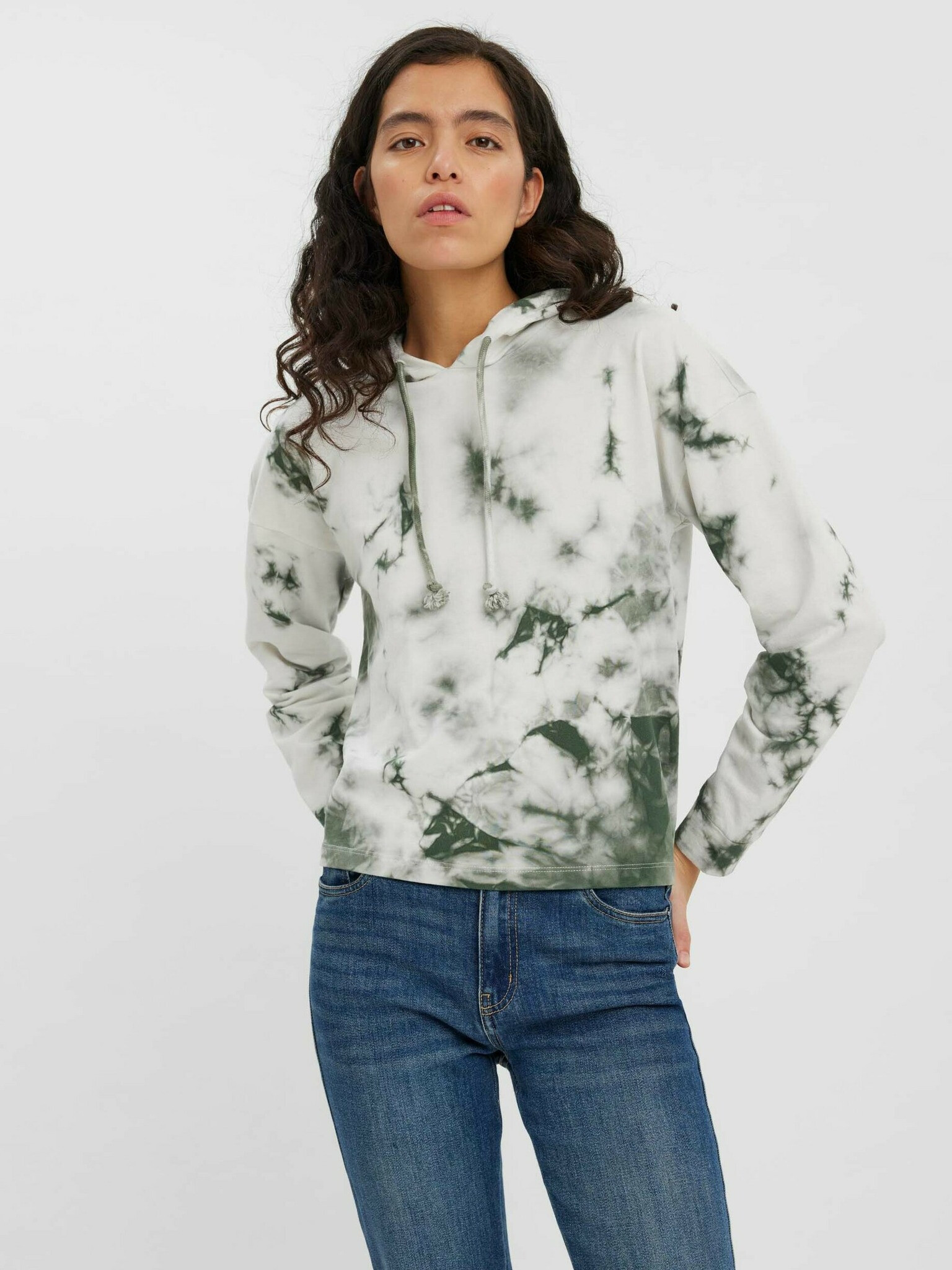 Vero Moda Falkon Sweatshirt Byal - Pepit.bg