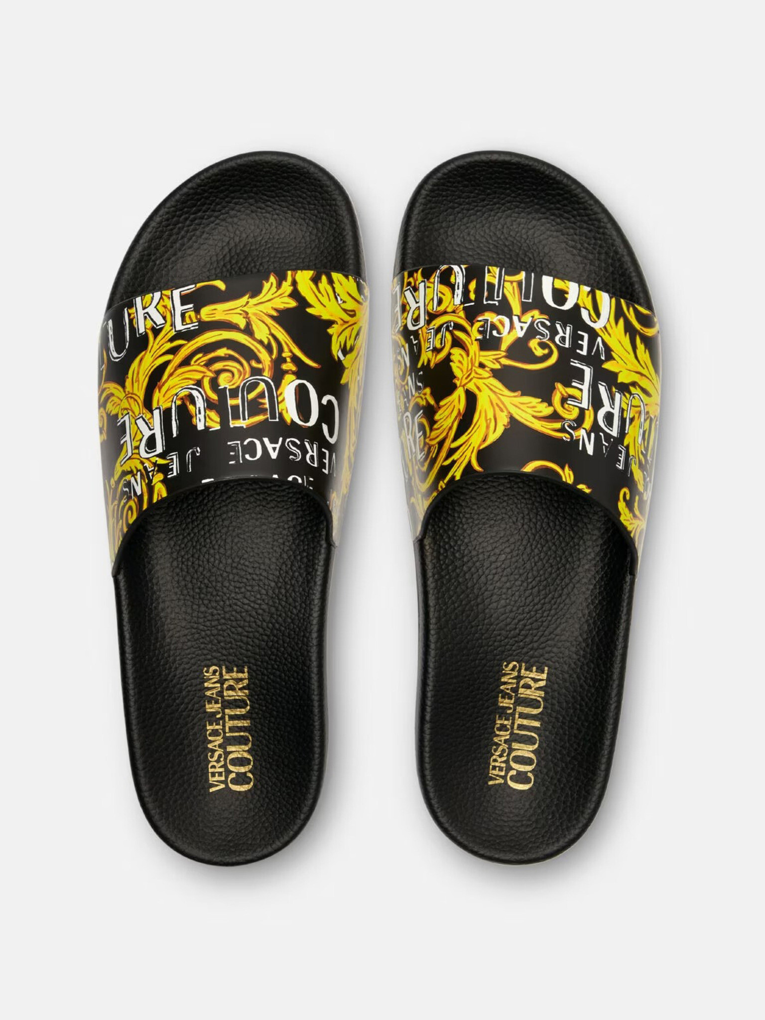 Versace Jeans Couture Fondo Slide Пантофи Cheren - Pepit.bg